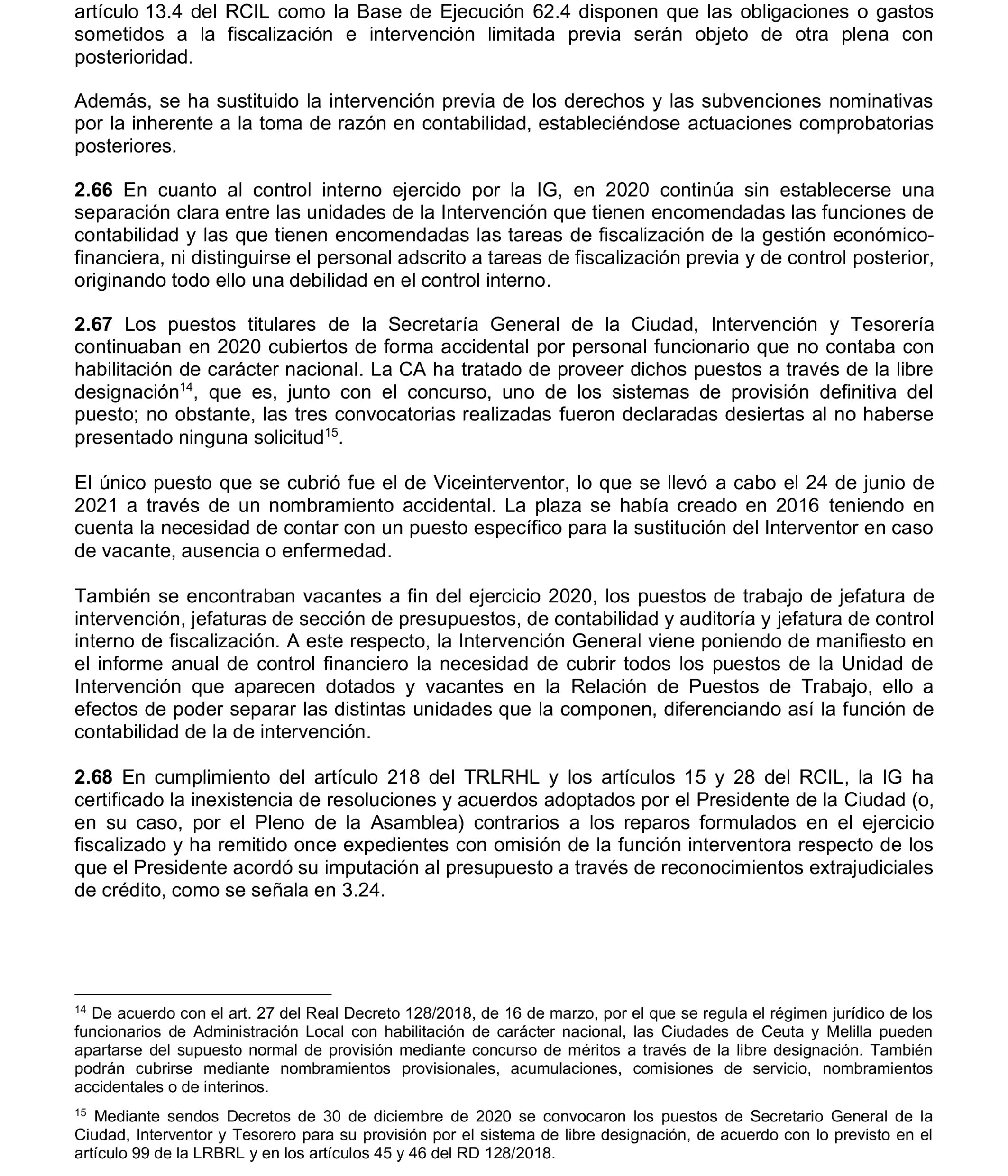 Imagen del artículo Resolución de 24 de septiembre de 2024, aprobada por la Comisión Mixta para las Relaciones con el Tribunal de Cuentas, en relación con el Informe de fiscalización de la Cuenta General de la Ciudad Autónoma de Melilla, ejercicio 2020.