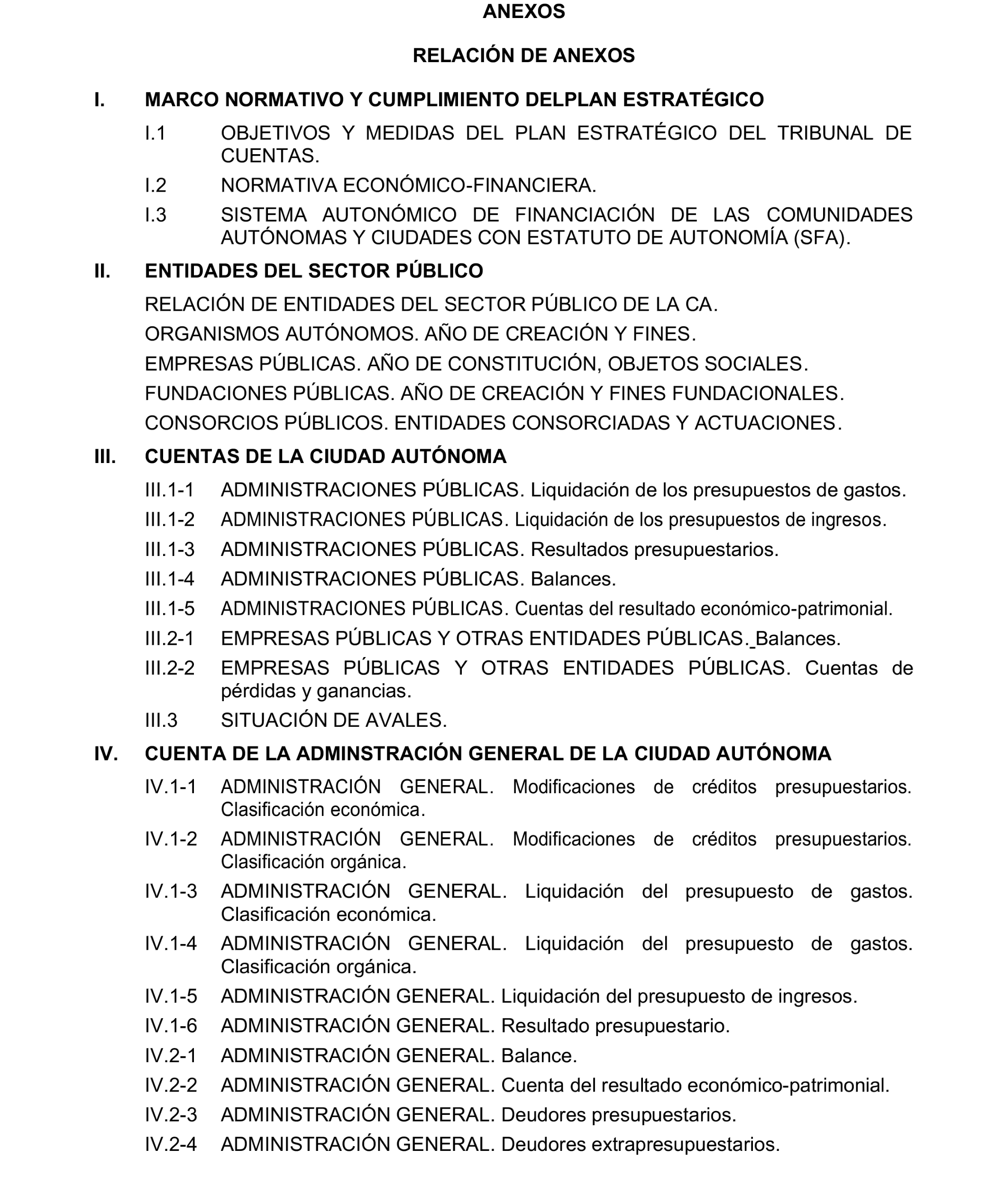 Imagen del artículo Resolución de 24 de septiembre de 2024, aprobada por la Comisión Mixta para las Relaciones con el Tribunal de Cuentas, en relación con el Informe de fiscalización de la Cuenta General de la Ciudad Autónoma de Melilla, ejercicio 2020.