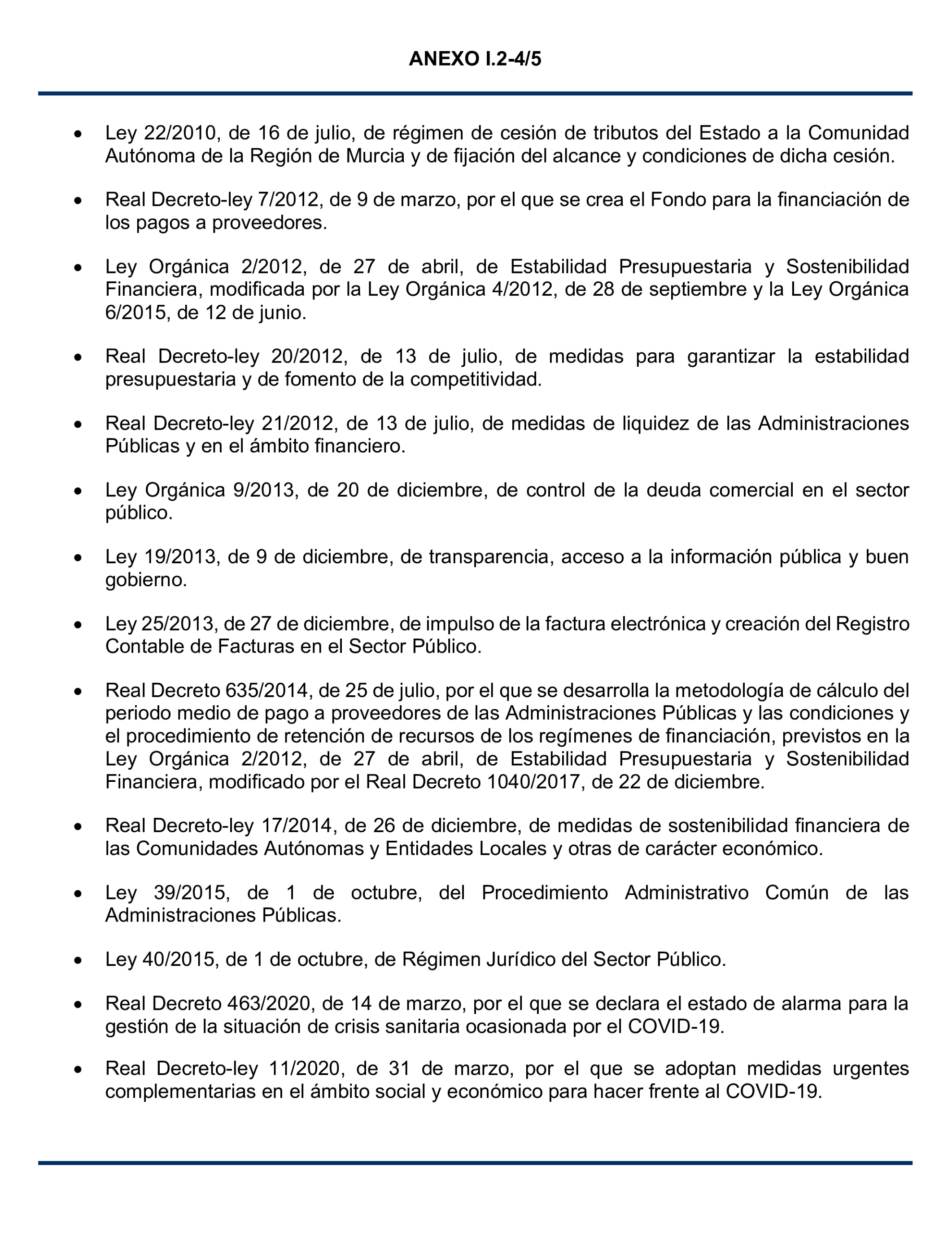 Imagen del artículo Resolución de 24 de septiembre de 2024, aprobada por la Comisión Mixta para las Relaciones con el Tribunal de Cuentas, en relación con el Informe de fiscalización de la Cuenta General y del resto de cuentas anuales del sector público de la Comunidad Autónoma de la Región de Murcia, ejercicio 2021.