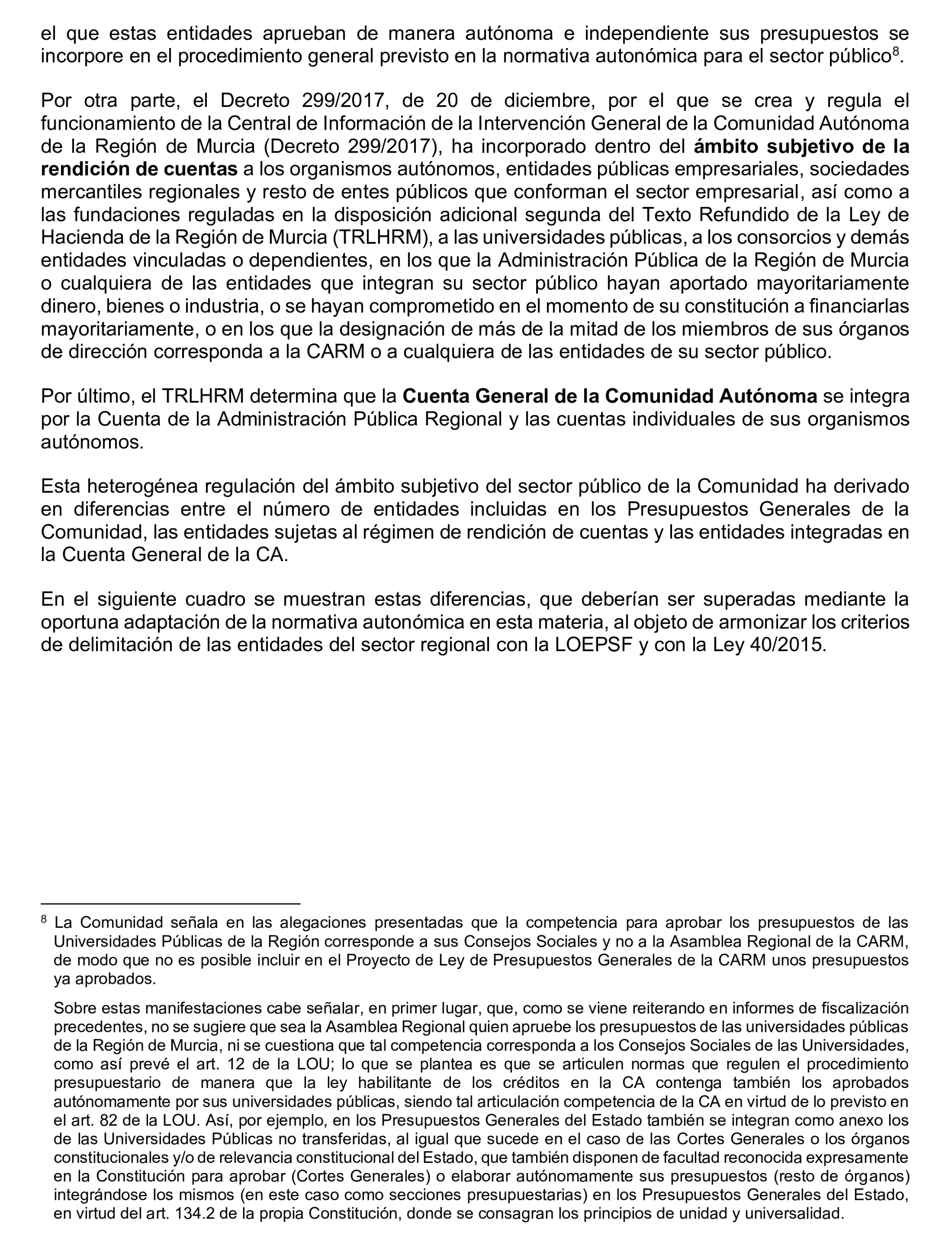 Imagen del artículo Resolución de 24 de septiembre de 2024, aprobada por la Comisión Mixta para las Relaciones con el Tribunal de Cuentas, en relación con el Informe de fiscalización de la Cuenta General y del resto de cuentas anuales del sector público de la Comunidad Autónoma de la Región de Murcia, ejercicio 2021.