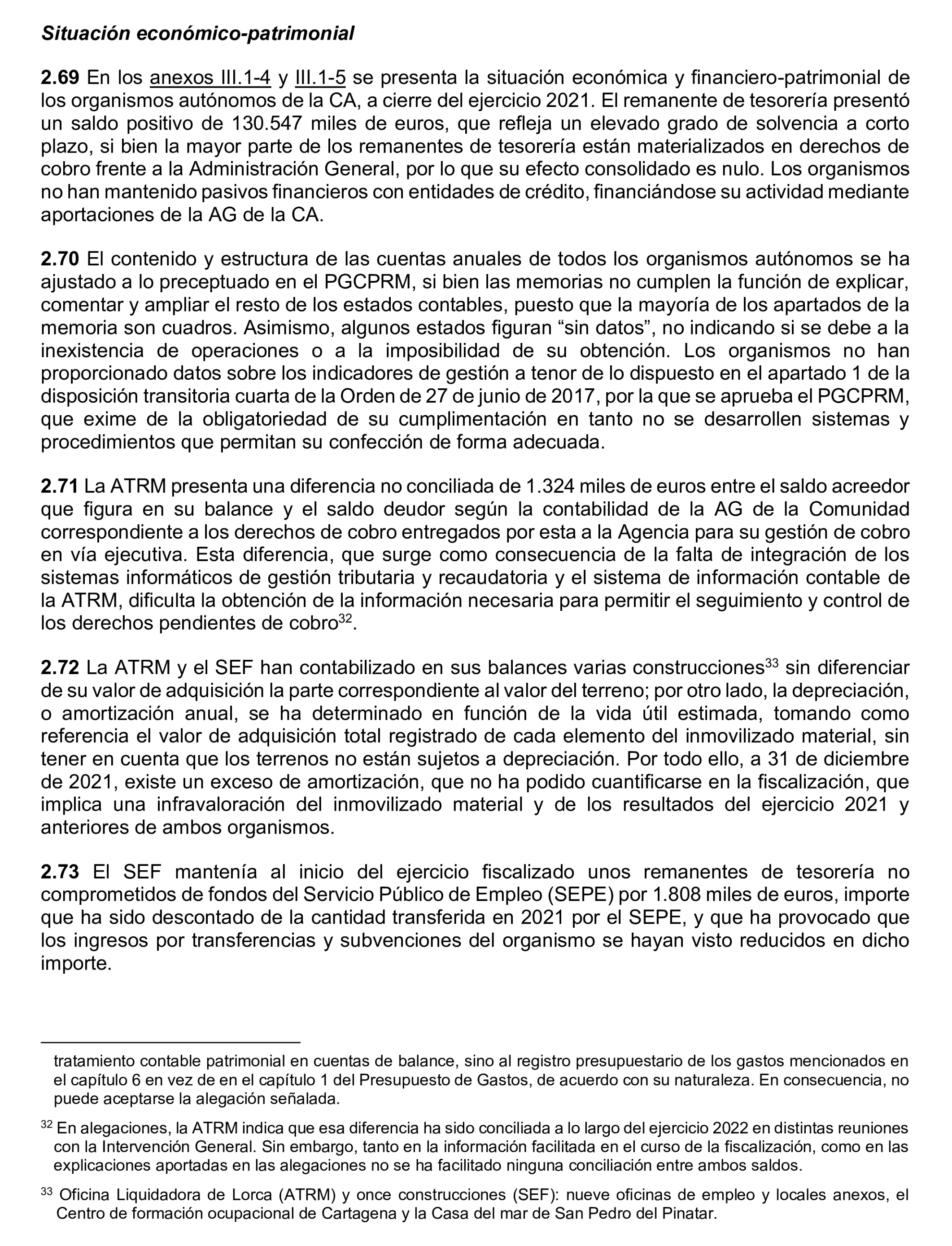 Imagen del artículo Resolución de 24 de septiembre de 2024, aprobada por la Comisión Mixta para las Relaciones con el Tribunal de Cuentas, en relación con el Informe de fiscalización de la Cuenta General y del resto de cuentas anuales del sector público de la Comunidad Autónoma de la Región de Murcia, ejercicio 2021.