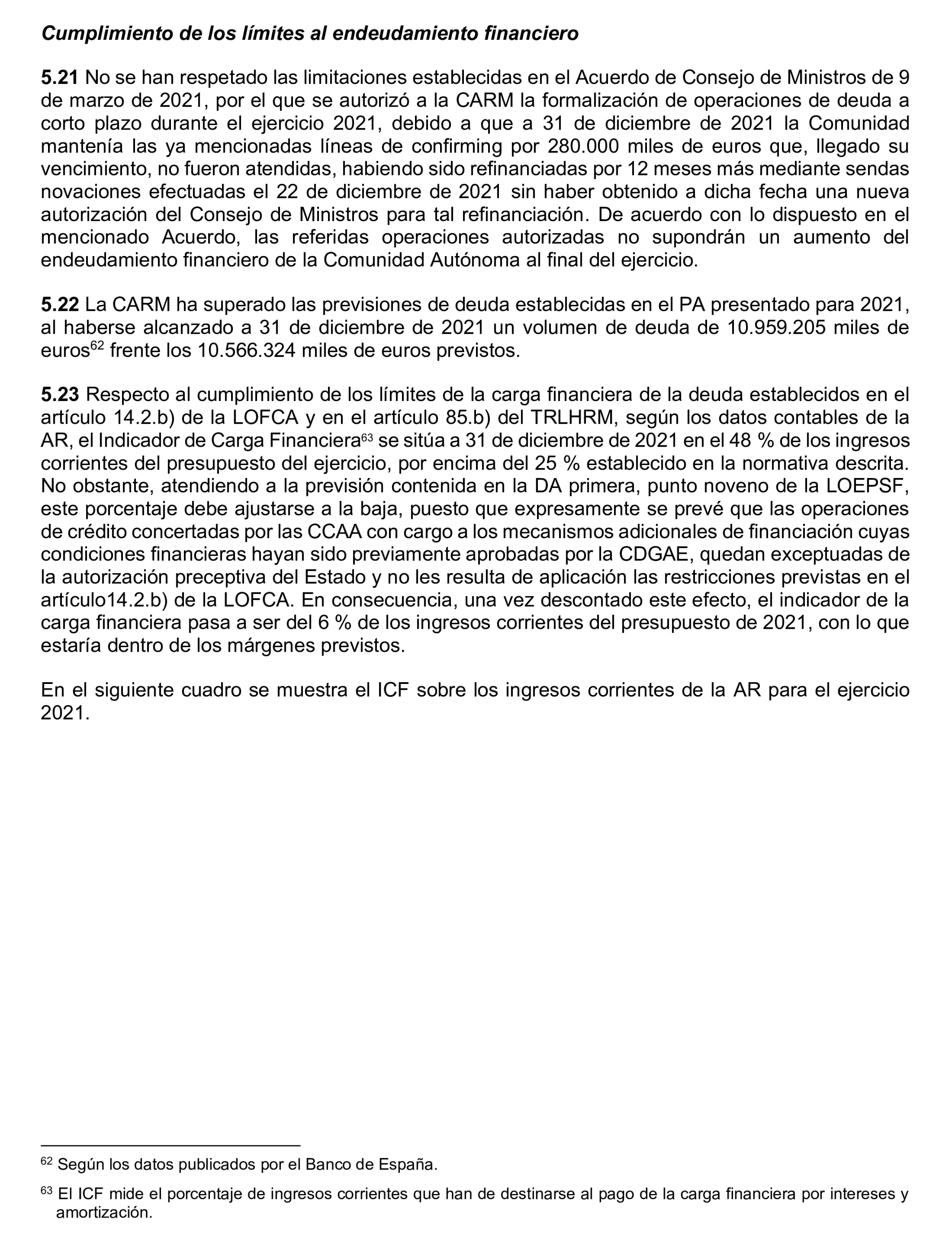Imagen del artículo Resolución de 24 de septiembre de 2024, aprobada por la Comisión Mixta para las Relaciones con el Tribunal de Cuentas, en relación con el Informe de fiscalización de la Cuenta General y del resto de cuentas anuales del sector público de la Comunidad Autónoma de la Región de Murcia, ejercicio 2021.