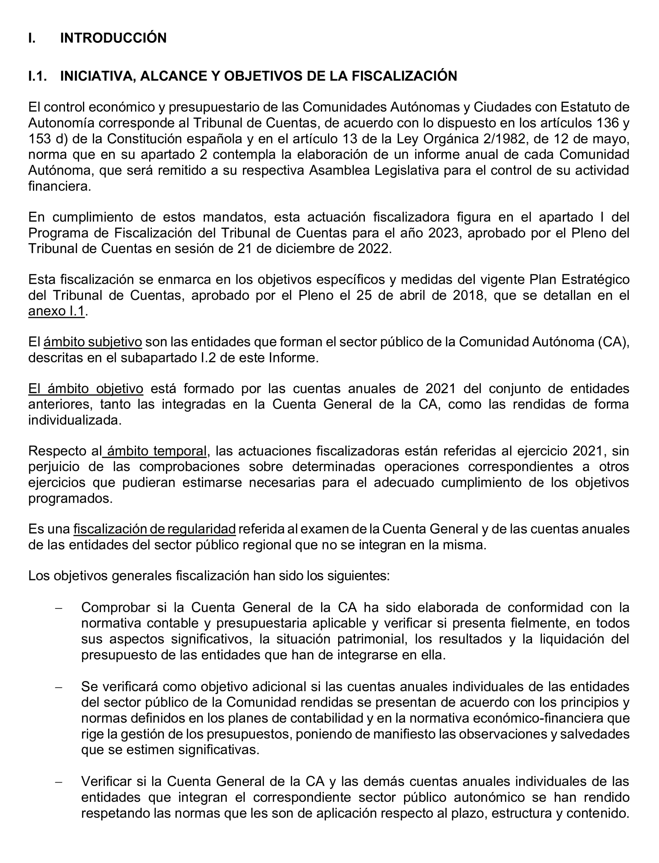 Imagen del artículo Resolución de 24 de septiembre de 2024, aprobada por la Comisión Mixta para las Relaciones con el Tribunal de Cuentas, en relación con el Informe de fiscalización de la Cuenta General y del resto de cuentas anuales del sector público de la Comunidad Autónoma de la Región de Murcia, ejercicio 2021.