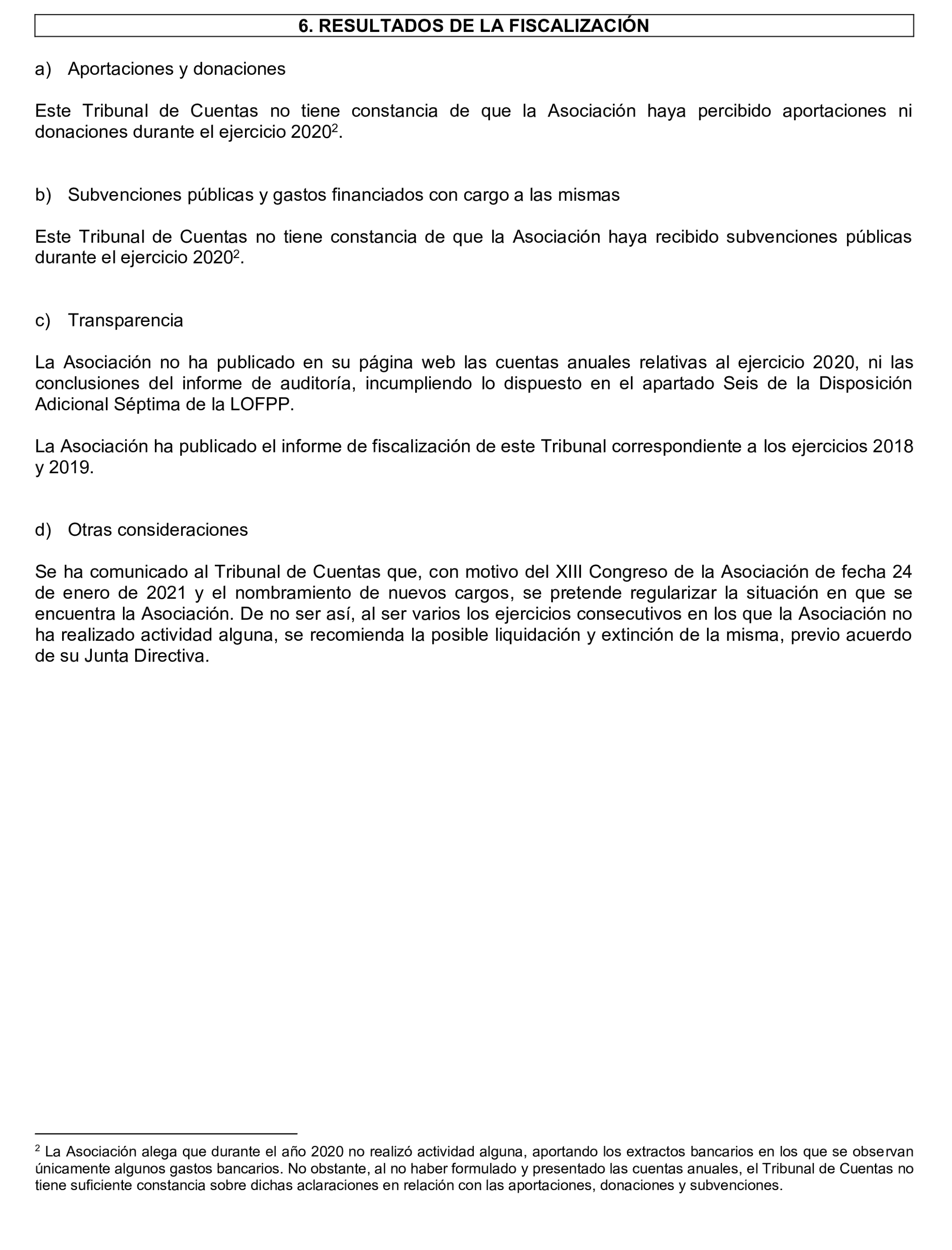 Imagen del artículo Resolución de 24 de septiembre de 2024, aprobada por la Comisión Mixta para las Relaciones con el Tribunal de Cuentas, en relación con el Informe de fiscalización de las aportaciones percibidas por las fundaciones y demás entidades vinculadas o dependientes de los partidos políticos y de los gastos de programas y actividades de estas financiados con cargo a subvenciones públicas, ejercicio 2020.