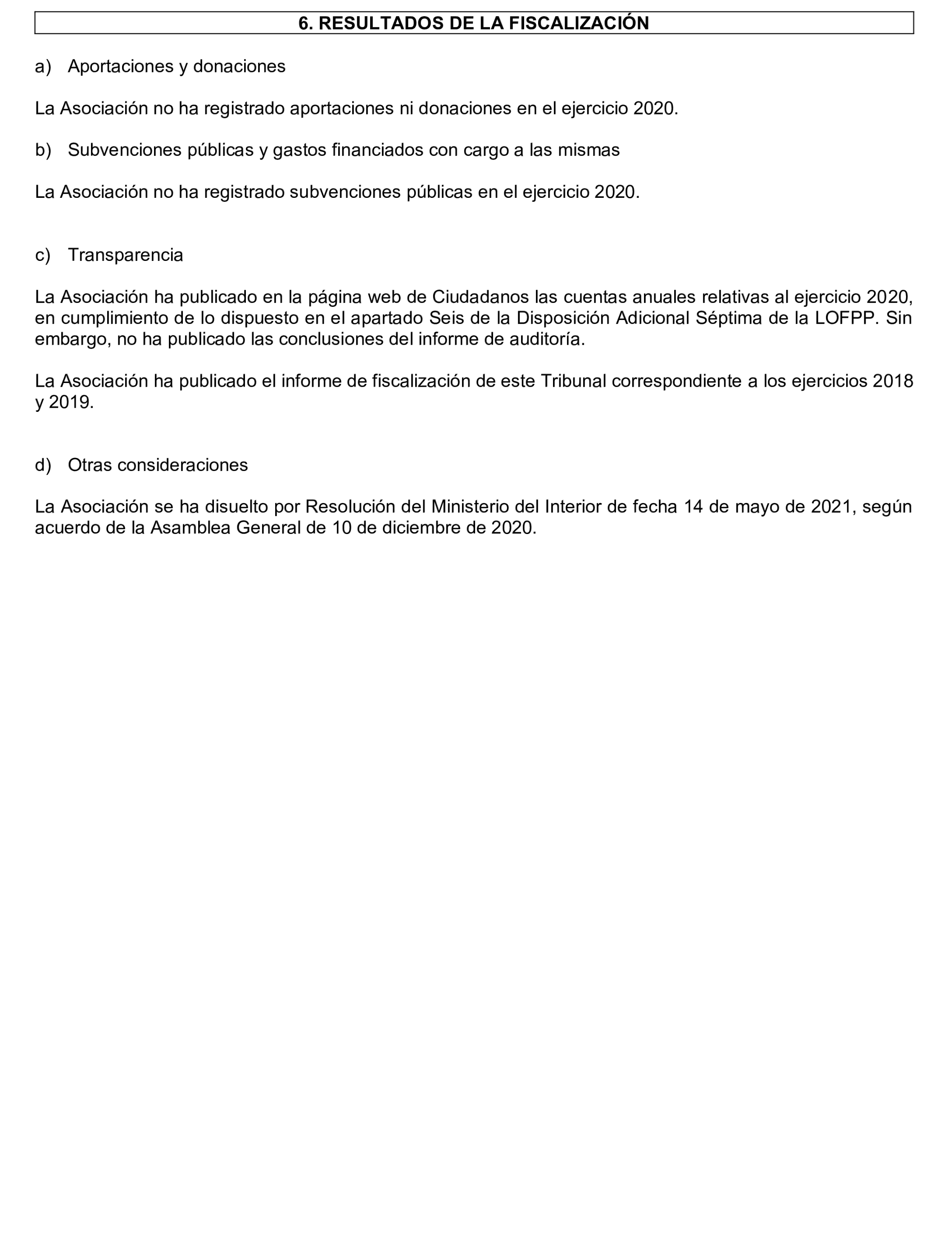 Imagen del artículo Resolución de 24 de septiembre de 2024, aprobada por la Comisión Mixta para las Relaciones con el Tribunal de Cuentas, en relación con el Informe de fiscalización de las aportaciones percibidas por las fundaciones y demás entidades vinculadas o dependientes de los partidos políticos y de los gastos de programas y actividades de estas financiados con cargo a subvenciones públicas, ejercicio 2020.