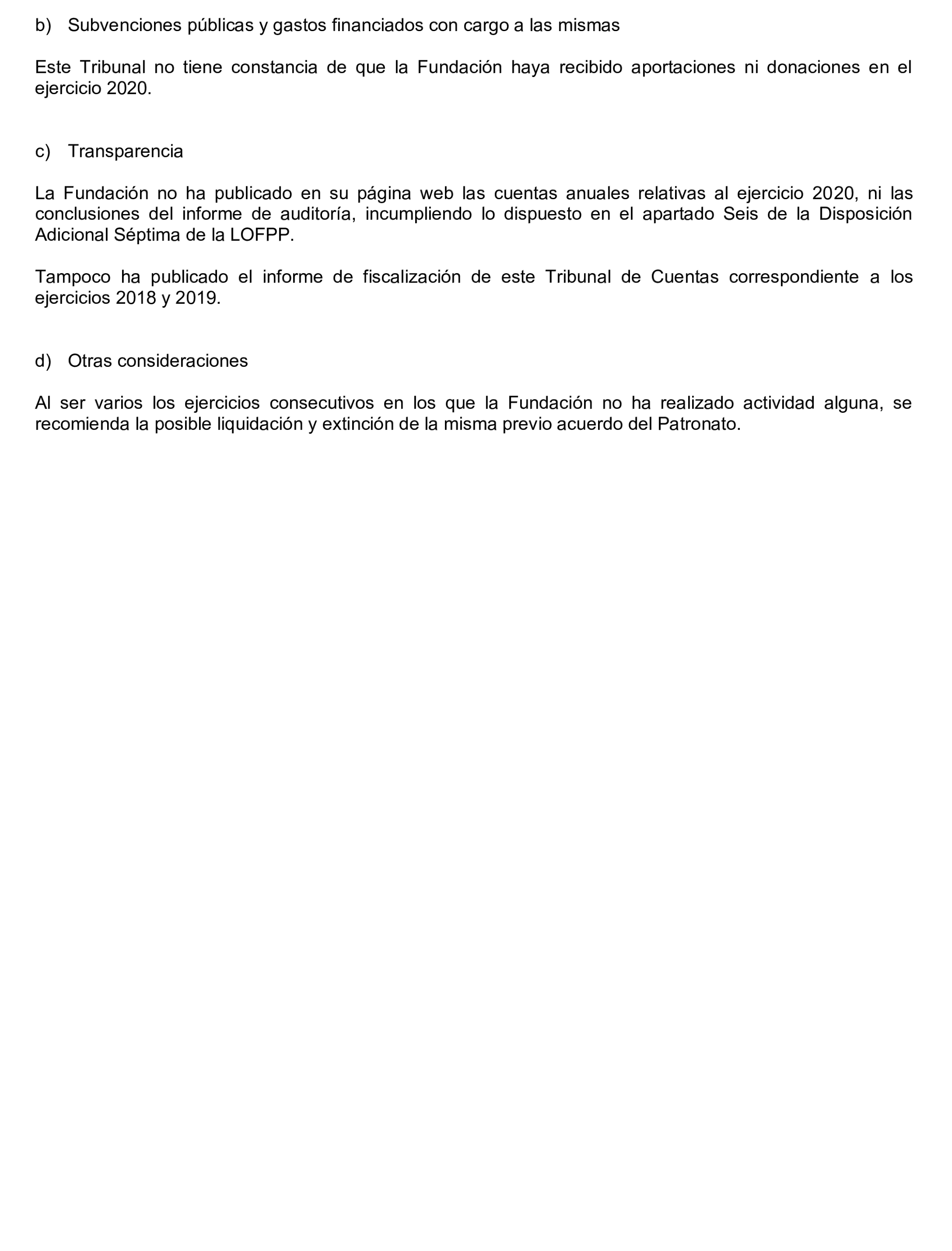 Imagen del artículo Resolución de 24 de septiembre de 2024, aprobada por la Comisión Mixta para las Relaciones con el Tribunal de Cuentas, en relación con el Informe de fiscalización de las aportaciones percibidas por las fundaciones y demás entidades vinculadas o dependientes de los partidos políticos y de los gastos de programas y actividades de estas financiados con cargo a subvenciones públicas, ejercicio 2020.
