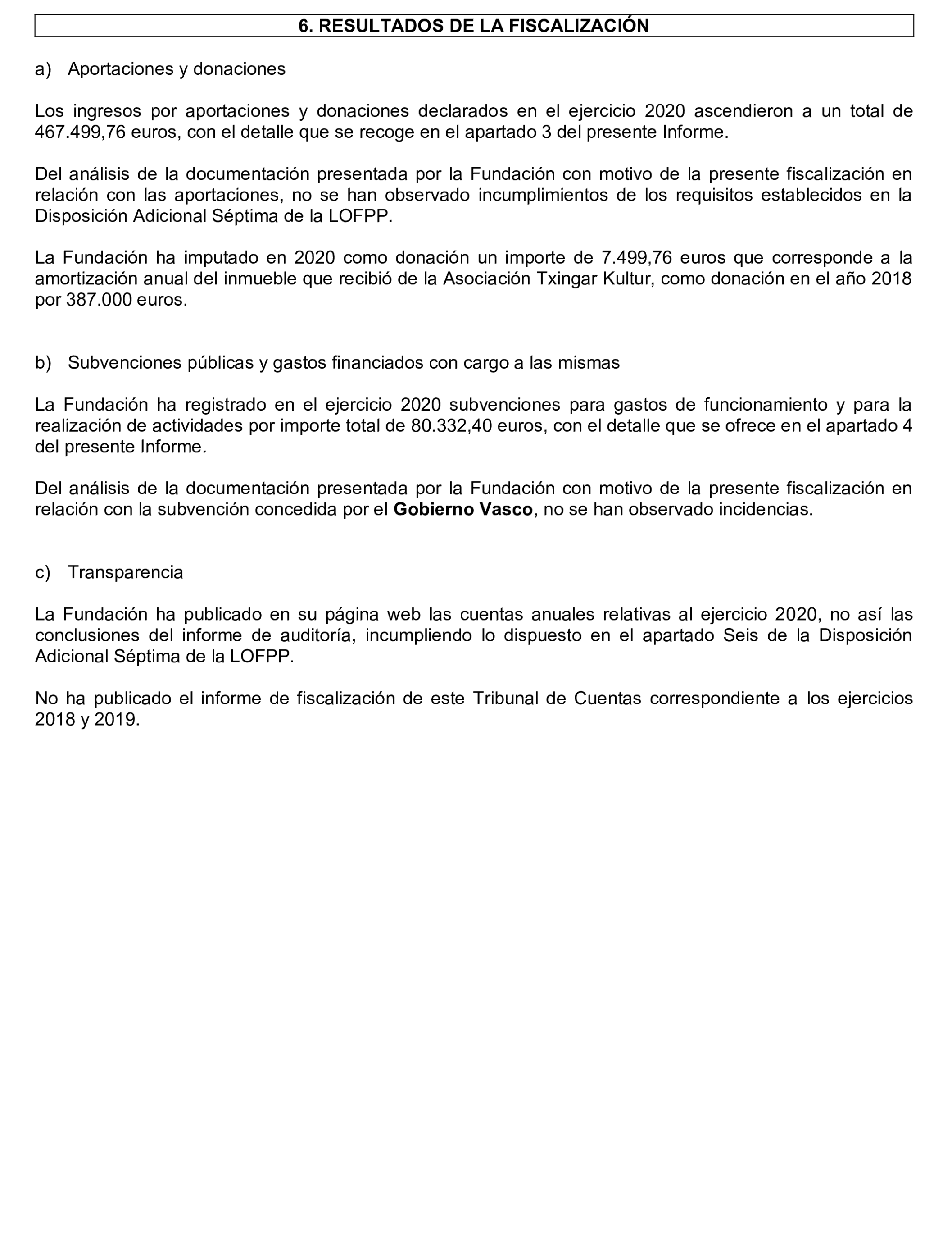 Imagen del artículo Resolución de 24 de septiembre de 2024, aprobada por la Comisión Mixta para las Relaciones con el Tribunal de Cuentas, en relación con el Informe de fiscalización de las aportaciones percibidas por las fundaciones y demás entidades vinculadas o dependientes de los partidos políticos y de los gastos de programas y actividades de estas financiados con cargo a subvenciones públicas, ejercicio 2020.
