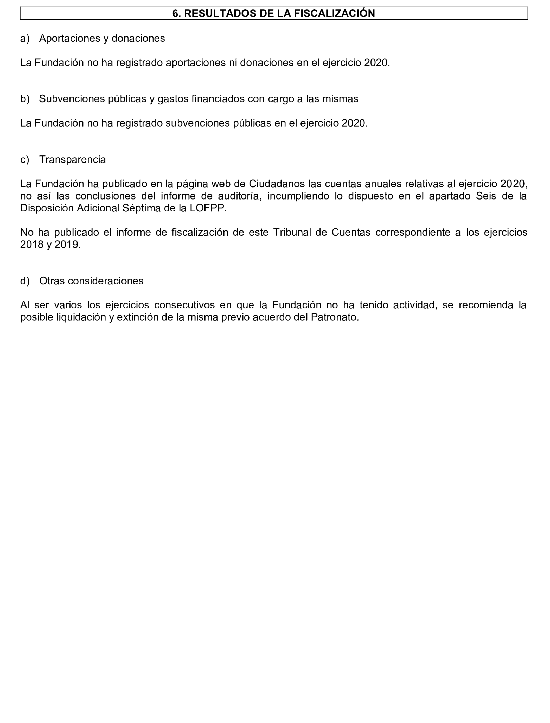 Imagen del artículo Resolución de 24 de septiembre de 2024, aprobada por la Comisión Mixta para las Relaciones con el Tribunal de Cuentas, en relación con el Informe de fiscalización de las aportaciones percibidas por las fundaciones y demás entidades vinculadas o dependientes de los partidos políticos y de los gastos de programas y actividades de estas financiados con cargo a subvenciones públicas, ejercicio 2020.