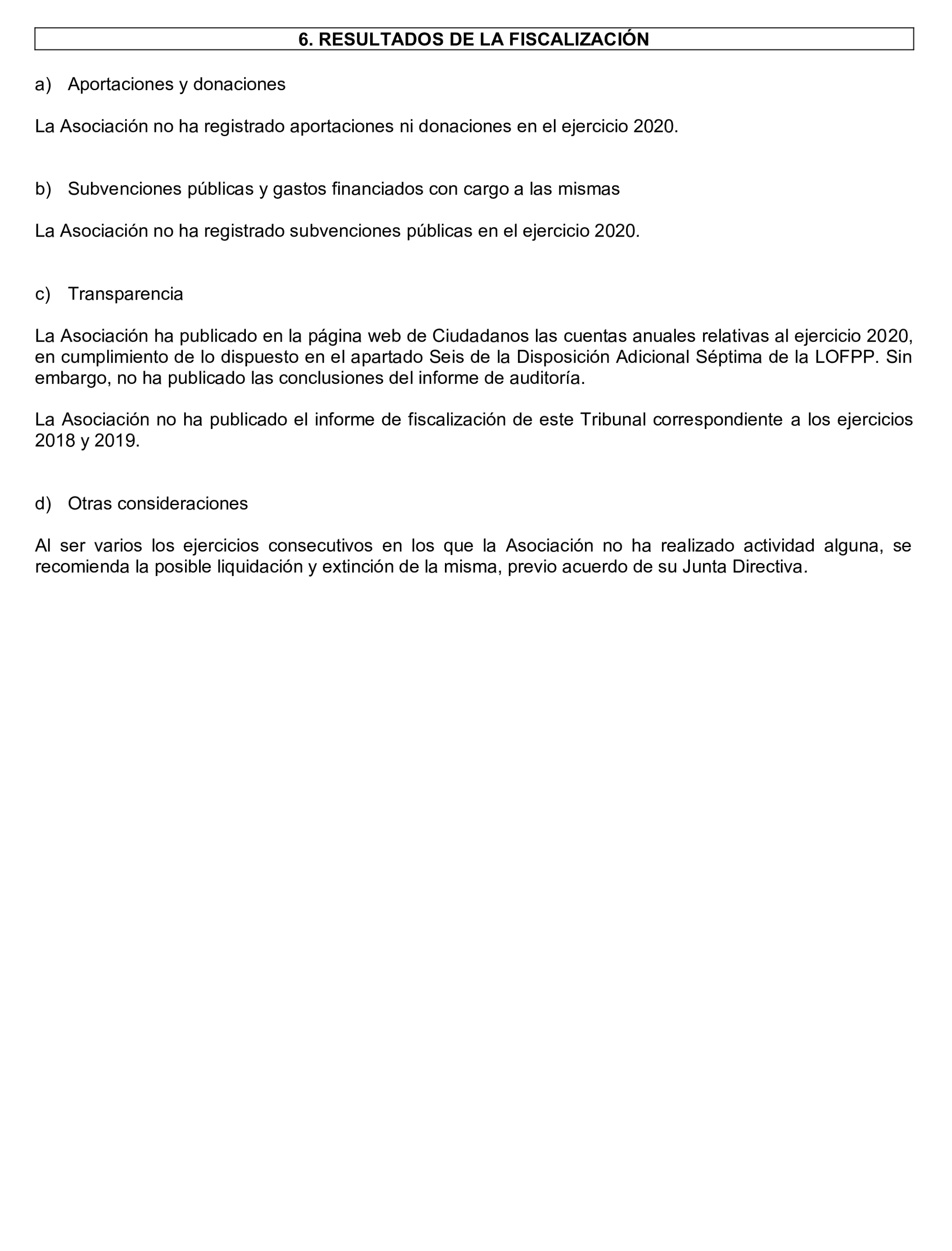 Imagen del artículo Resolución de 24 de septiembre de 2024, aprobada por la Comisión Mixta para las Relaciones con el Tribunal de Cuentas, en relación con el Informe de fiscalización de las aportaciones percibidas por las fundaciones y demás entidades vinculadas o dependientes de los partidos políticos y de los gastos de programas y actividades de estas financiados con cargo a subvenciones públicas, ejercicio 2020.