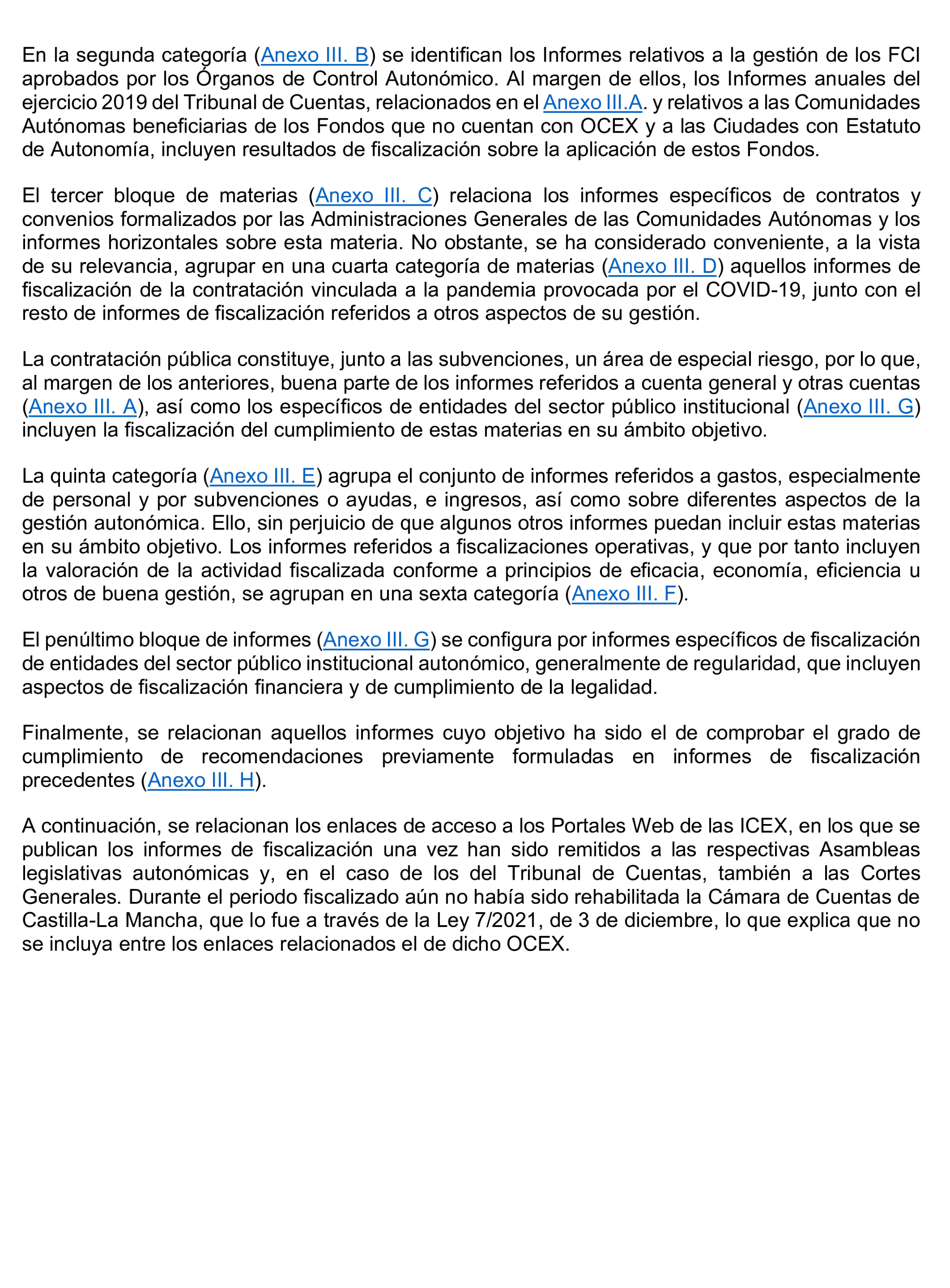 Imagen del artículo Resolución de 24 de septiembre de 2024, aprobada por la Comisión Mixta para las Relaciones con el Tribunal de Cuentas, en relación con el Informe de fiscalización del sector público autonómico, ejercicios 2019 y 2020.
