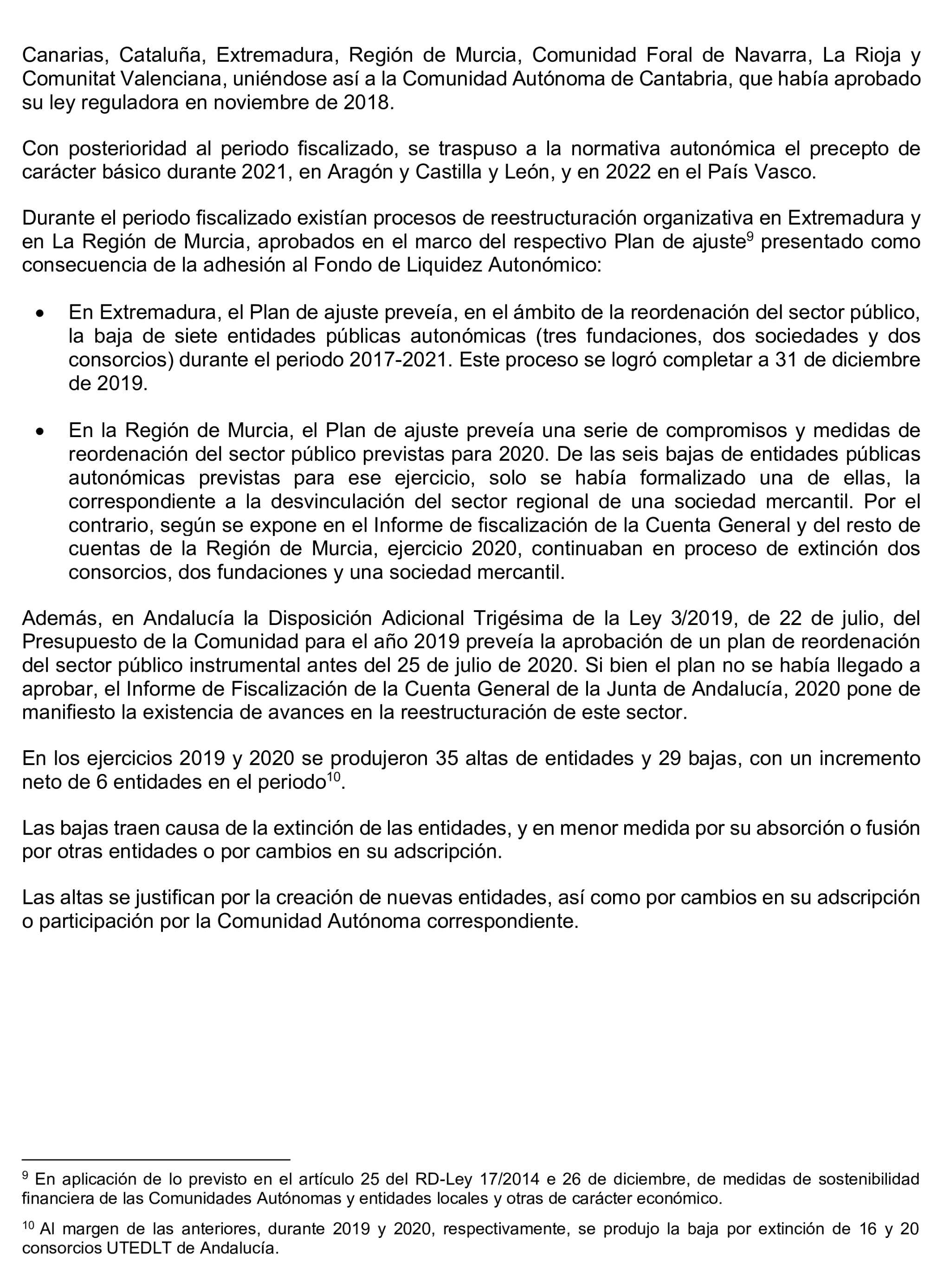 Imagen del artículo Resolución de 24 de septiembre de 2024, aprobada por la Comisión Mixta para las Relaciones con el Tribunal de Cuentas, en relación con el Informe de fiscalización del sector público autonómico, ejercicios 2019 y 2020.