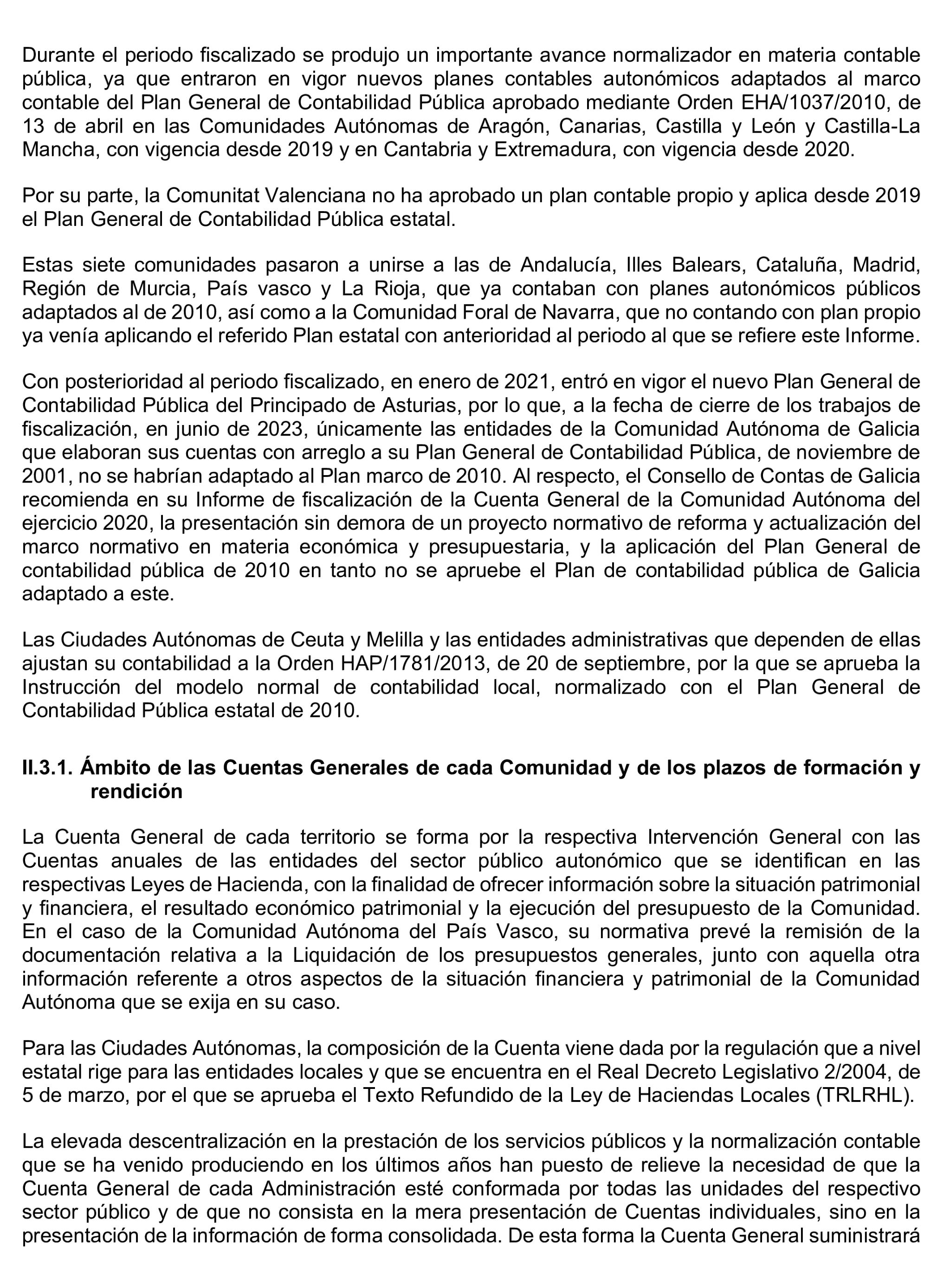 Imagen del artículo Resolución de 24 de septiembre de 2024, aprobada por la Comisión Mixta para las Relaciones con el Tribunal de Cuentas, en relación con el Informe de fiscalización del sector público autonómico, ejercicios 2019 y 2020.