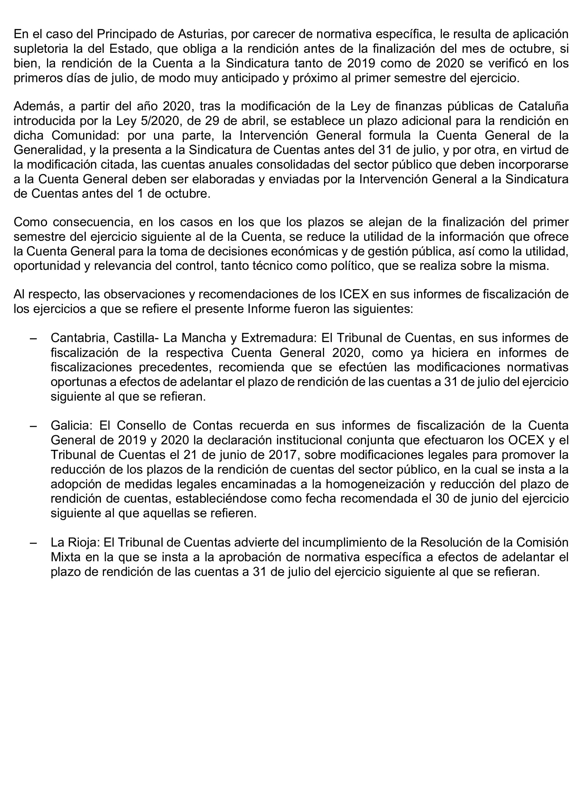 Imagen del artículo Resolución de 24 de septiembre de 2024, aprobada por la Comisión Mixta para las Relaciones con el Tribunal de Cuentas, en relación con el Informe de fiscalización del sector público autonómico, ejercicios 2019 y 2020.