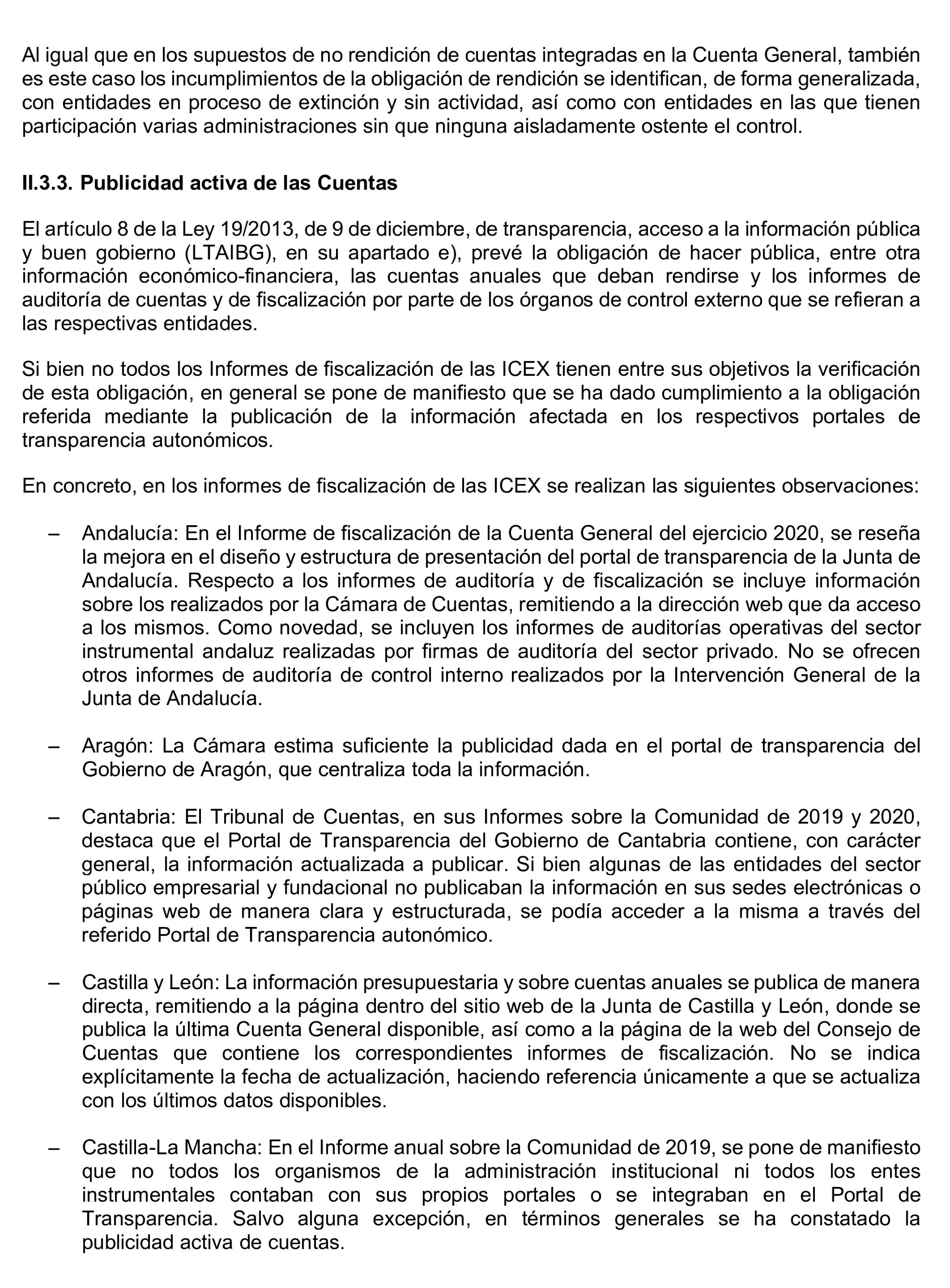 Imagen del artículo Resolución de 24 de septiembre de 2024, aprobada por la Comisión Mixta para las Relaciones con el Tribunal de Cuentas, en relación con el Informe de fiscalización del sector público autonómico, ejercicios 2019 y 2020.