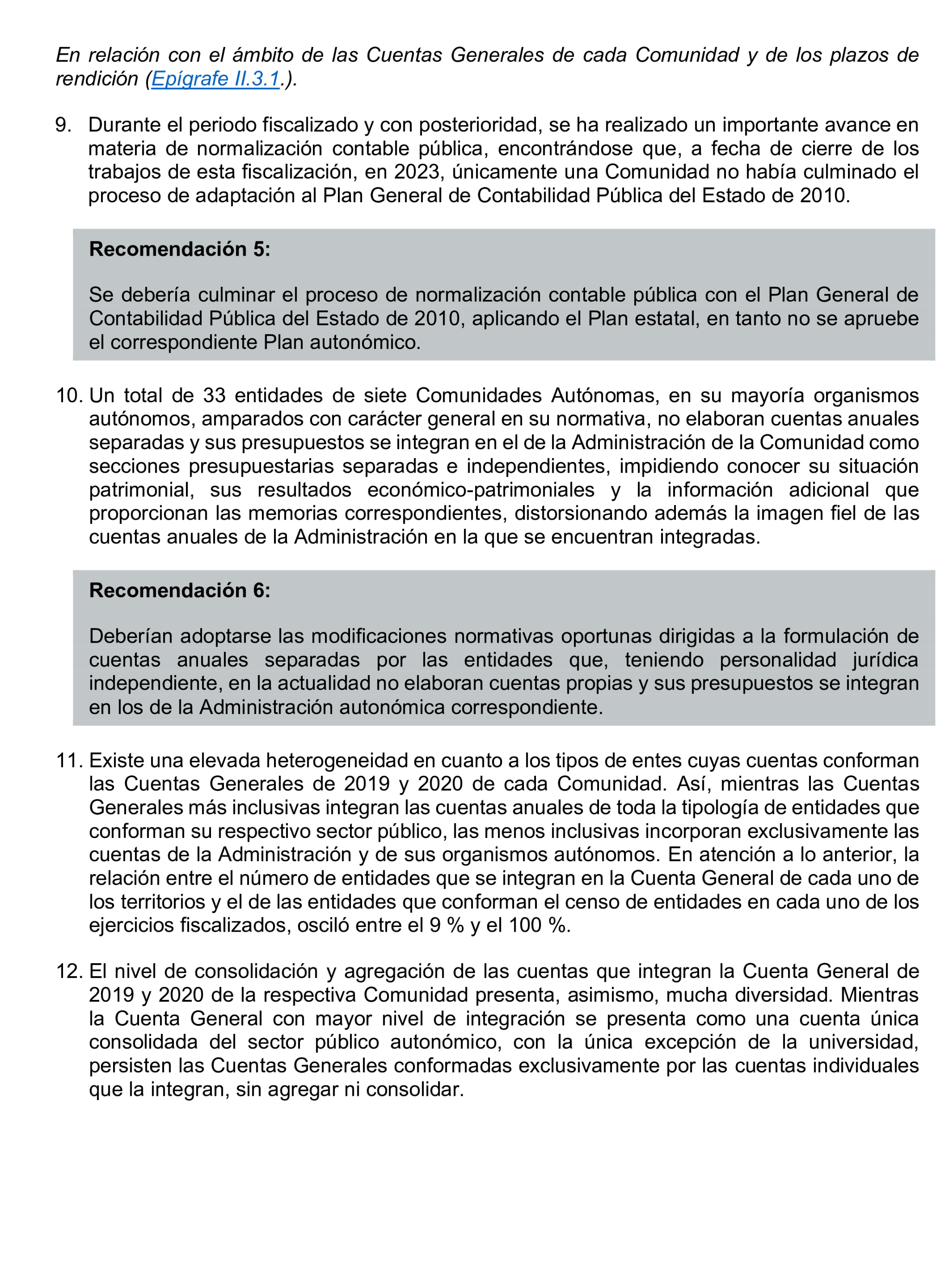 Imagen del artículo Resolución de 24 de septiembre de 2024, aprobada por la Comisión Mixta para las Relaciones con el Tribunal de Cuentas, en relación con el Informe de fiscalización del sector público autonómico, ejercicios 2019 y 2020.