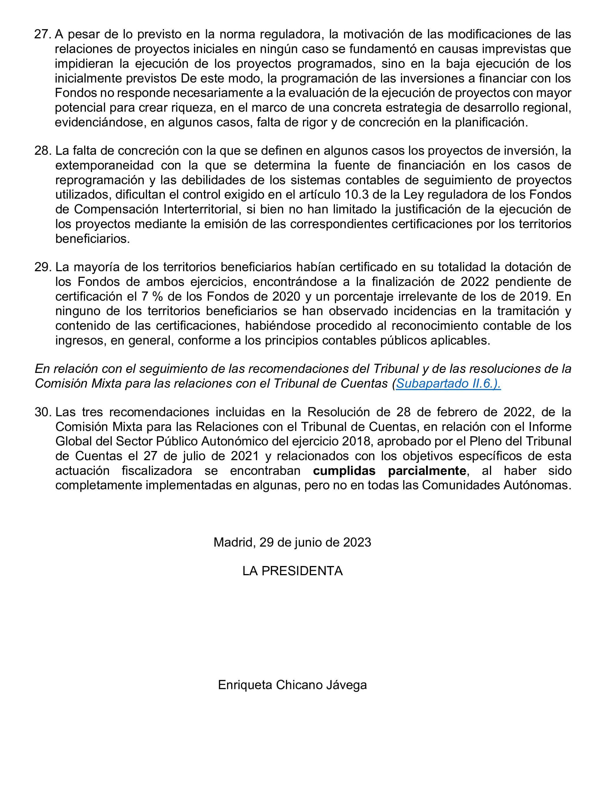 Imagen del artículo Resolución de 24 de septiembre de 2024, aprobada por la Comisión Mixta para las Relaciones con el Tribunal de Cuentas, en relación con el Informe de fiscalización del sector público autonómico, ejercicios 2019 y 2020.