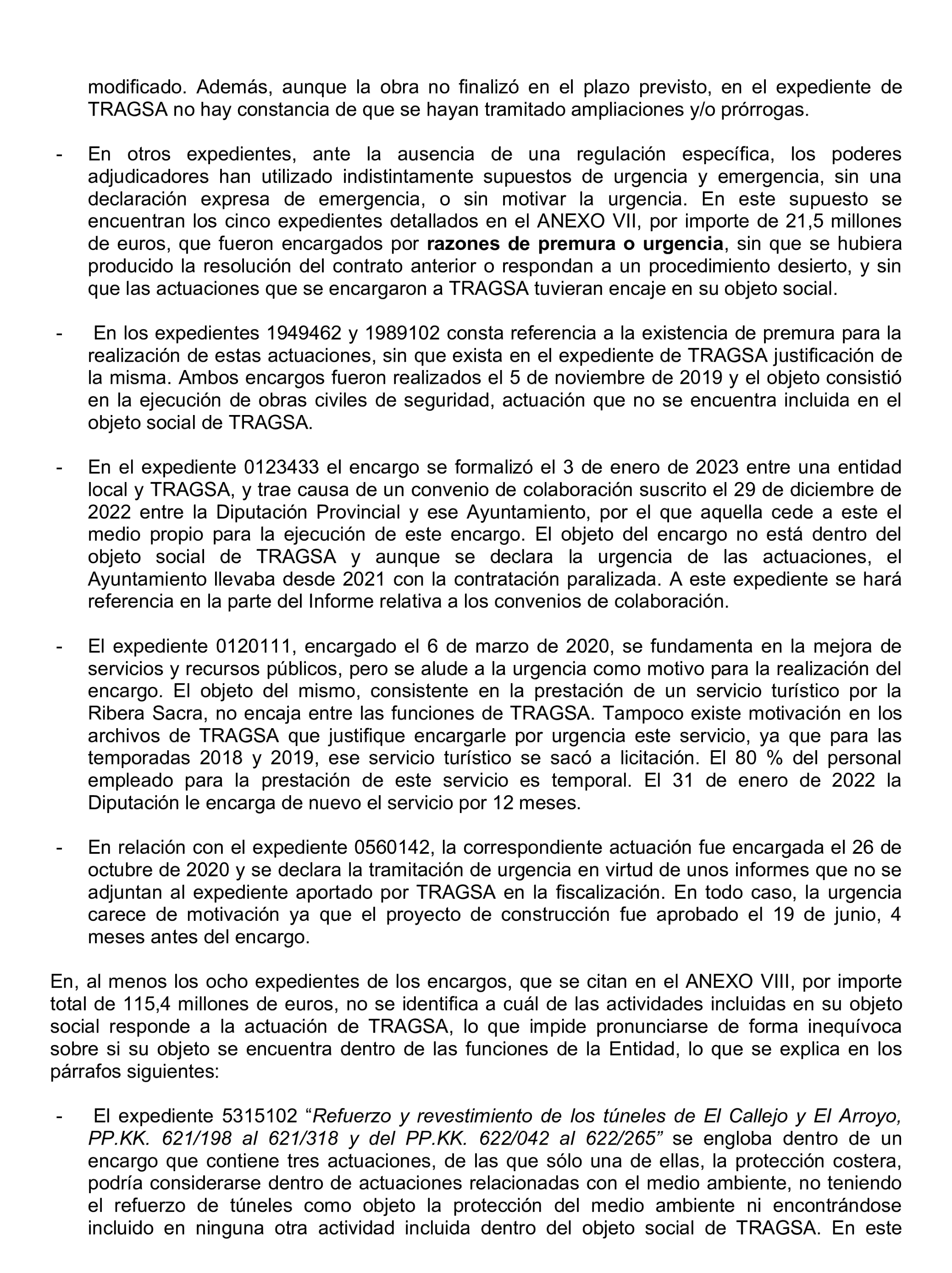 Imagen del artículo Resolución de 22 de octubre de 2024, aprobada por la Comisión Mixta para las Relaciones con el Tribunal de Cuentas, en relación con el Informe de fiscalización de la actividad de la Empresa de Transformación Agraria, SA, S.M.E., M.P. (TRAGSA) como medio propio, ejercicios 2021 y 2022.