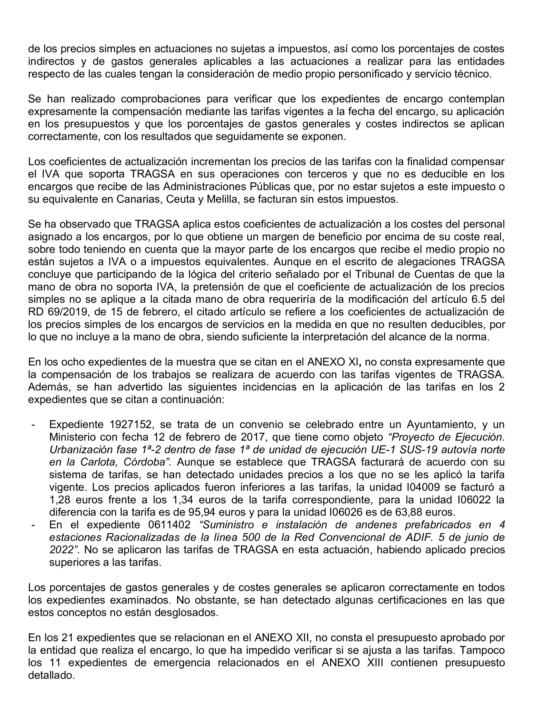 Imagen del artículo Resolución de 22 de octubre de 2024, aprobada por la Comisión Mixta para las Relaciones con el Tribunal de Cuentas, en relación con el Informe de fiscalización de la actividad de la Empresa de Transformación Agraria, SA, S.M.E., M.P. (TRAGSA) como medio propio, ejercicios 2021 y 2022.