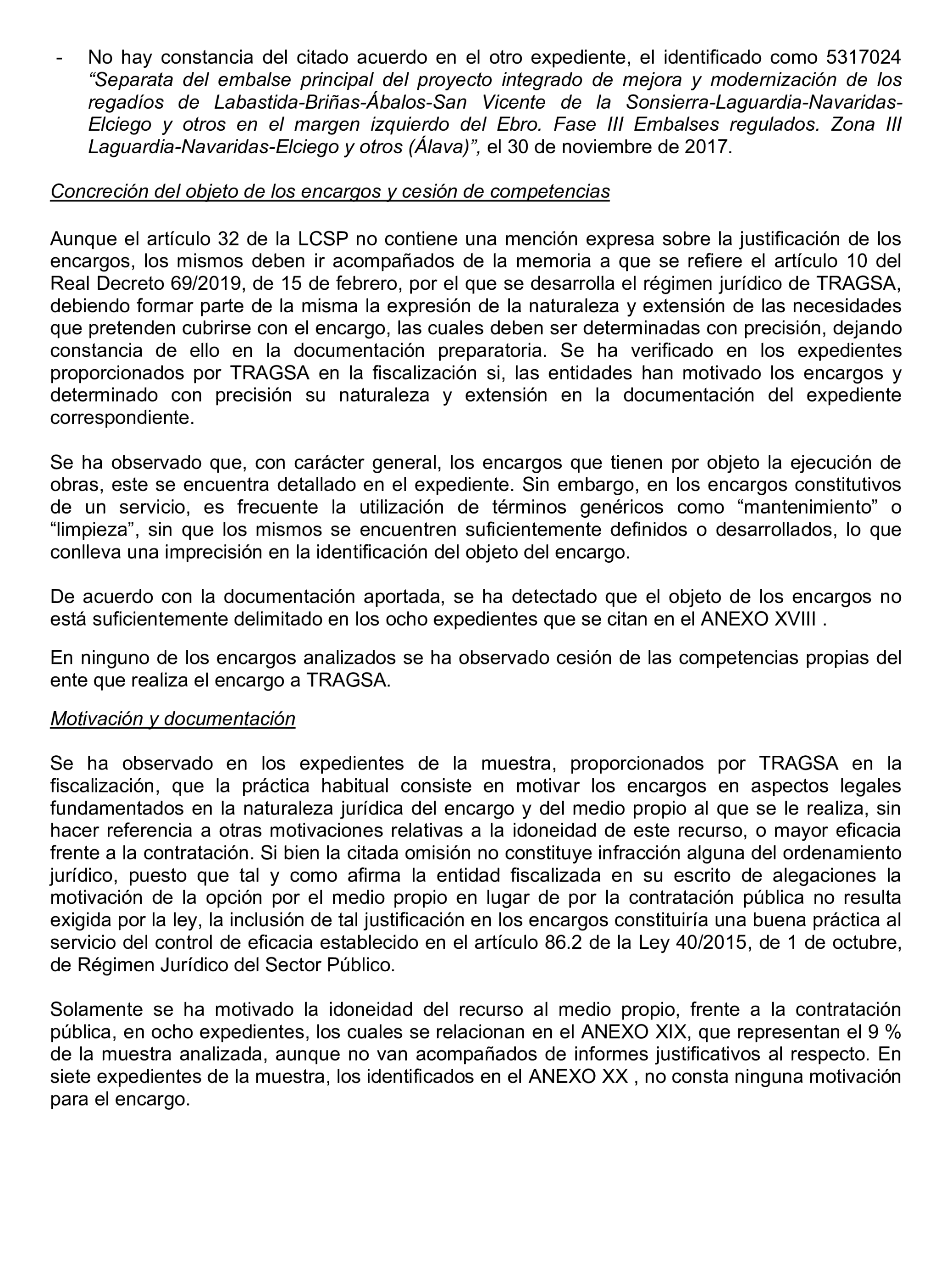 Imagen del artículo Resolución de 22 de octubre de 2024, aprobada por la Comisión Mixta para las Relaciones con el Tribunal de Cuentas, en relación con el Informe de fiscalización de la actividad de la Empresa de Transformación Agraria, SA, S.M.E., M.P. (TRAGSA) como medio propio, ejercicios 2021 y 2022.