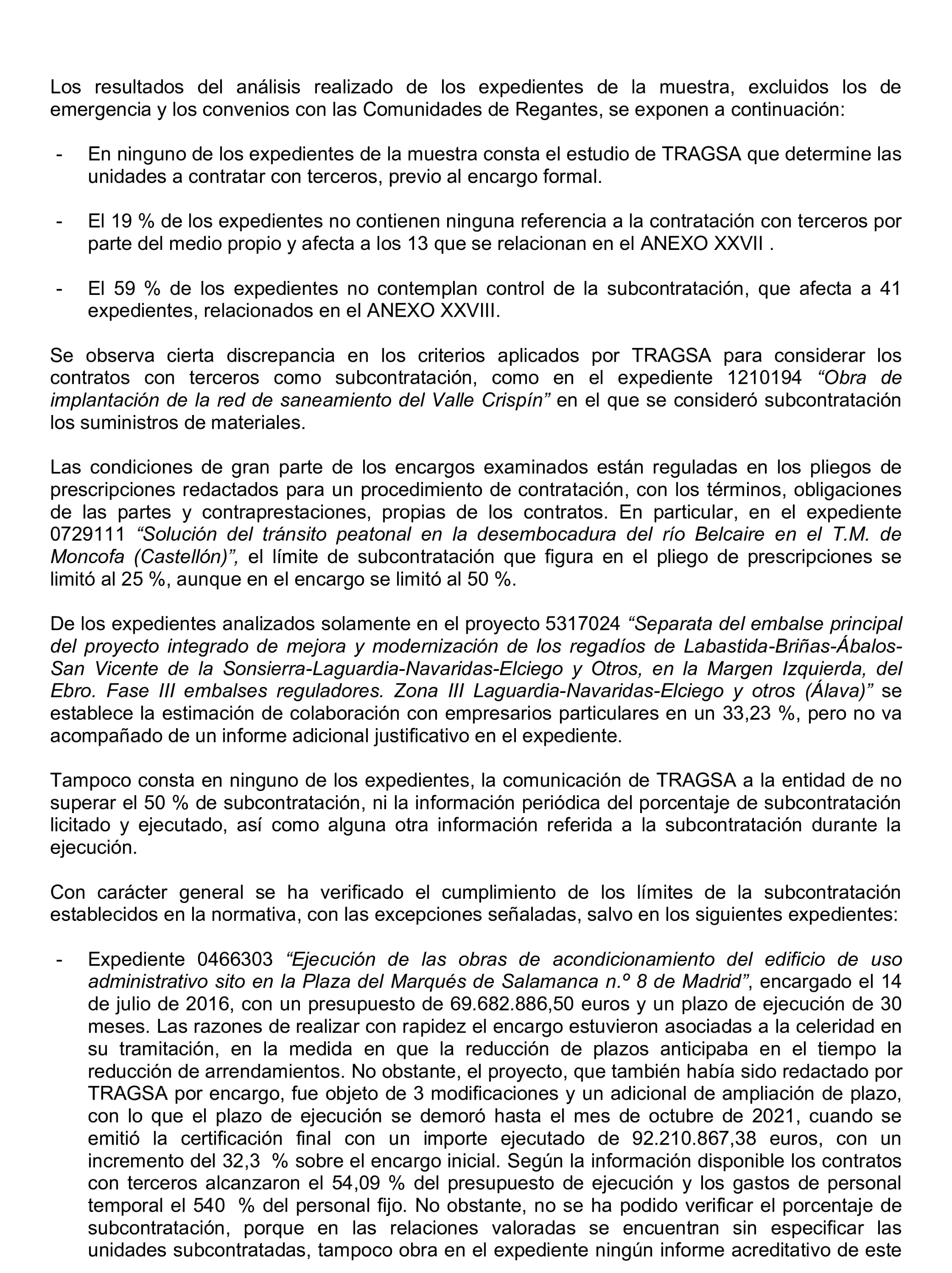 Imagen del artículo Resolución de 22 de octubre de 2024, aprobada por la Comisión Mixta para las Relaciones con el Tribunal de Cuentas, en relación con el Informe de fiscalización de la actividad de la Empresa de Transformación Agraria, SA, S.M.E., M.P. (TRAGSA) como medio propio, ejercicios 2021 y 2022.