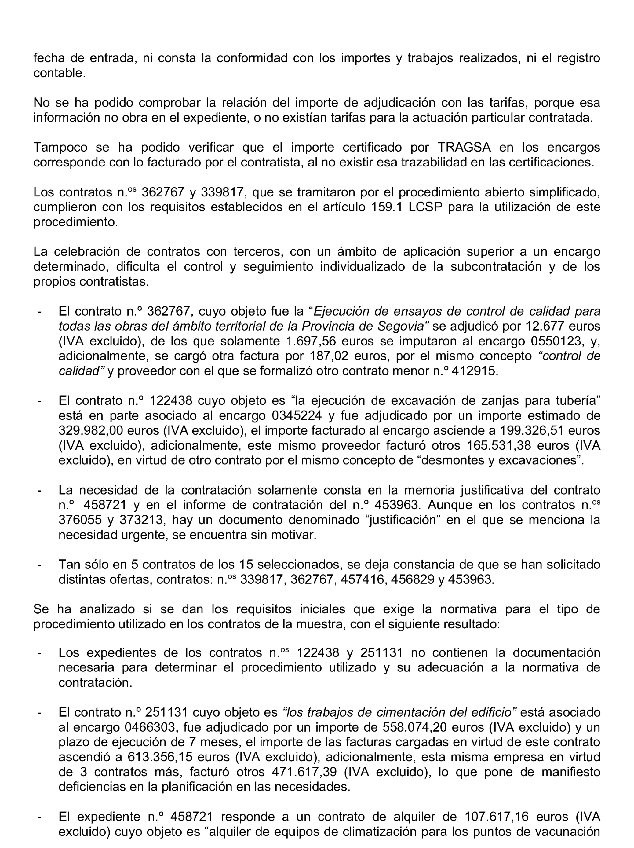 Imagen del artículo Resolución de 22 de octubre de 2024, aprobada por la Comisión Mixta para las Relaciones con el Tribunal de Cuentas, en relación con el Informe de fiscalización de la actividad de la Empresa de Transformación Agraria, SA, S.M.E., M.P. (TRAGSA) como medio propio, ejercicios 2021 y 2022.