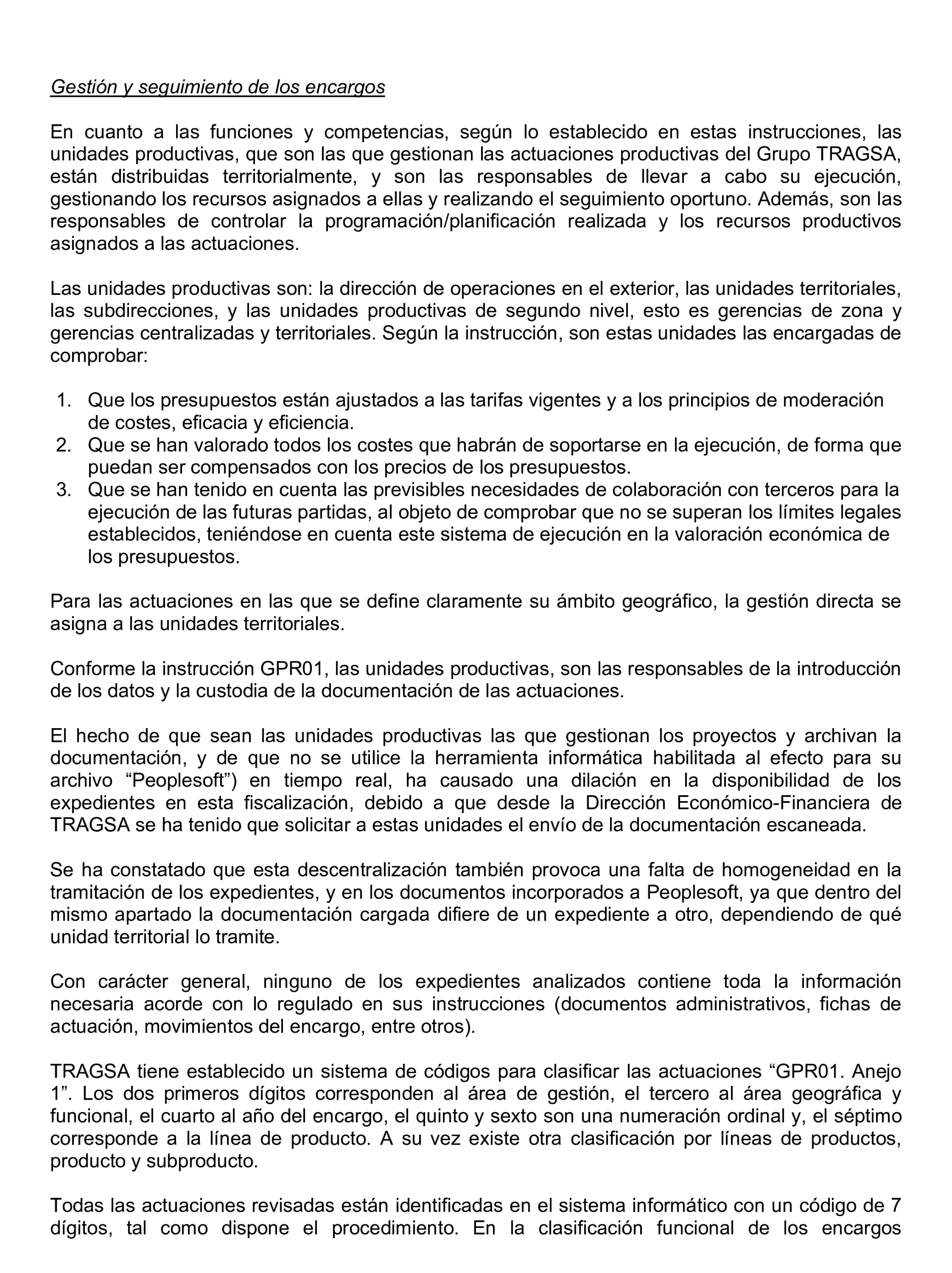Imagen del artículo Resolución de 22 de octubre de 2024, aprobada por la Comisión Mixta para las Relaciones con el Tribunal de Cuentas, en relación con el Informe de fiscalización de la actividad de la Empresa de Transformación Agraria, SA, S.M.E., M.P. (TRAGSA) como medio propio, ejercicios 2021 y 2022.