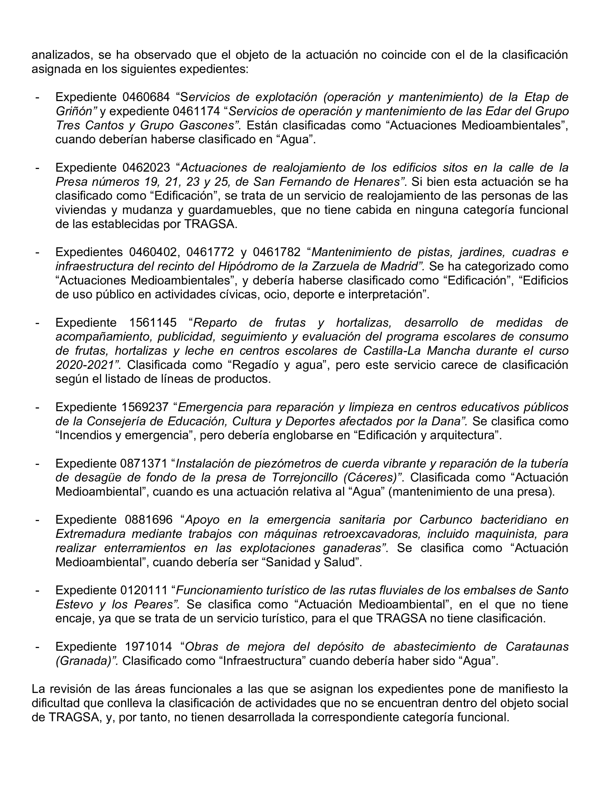 Imagen del artículo Resolución de 22 de octubre de 2024, aprobada por la Comisión Mixta para las Relaciones con el Tribunal de Cuentas, en relación con el Informe de fiscalización de la actividad de la Empresa de Transformación Agraria, SA, S.M.E., M.P. (TRAGSA) como medio propio, ejercicios 2021 y 2022.