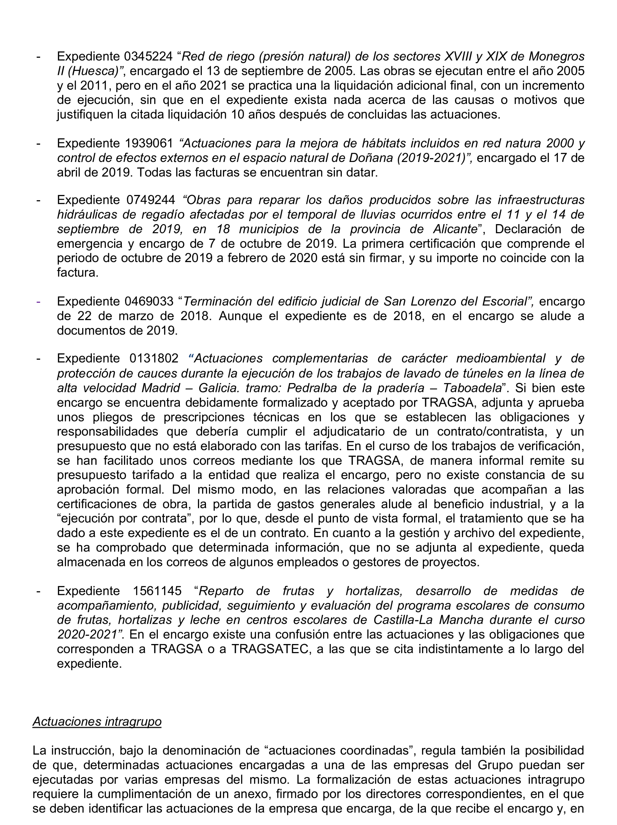 Imagen del artículo Resolución de 22 de octubre de 2024, aprobada por la Comisión Mixta para las Relaciones con el Tribunal de Cuentas, en relación con el Informe de fiscalización de la actividad de la Empresa de Transformación Agraria, SA, S.M.E., M.P. (TRAGSA) como medio propio, ejercicios 2021 y 2022.