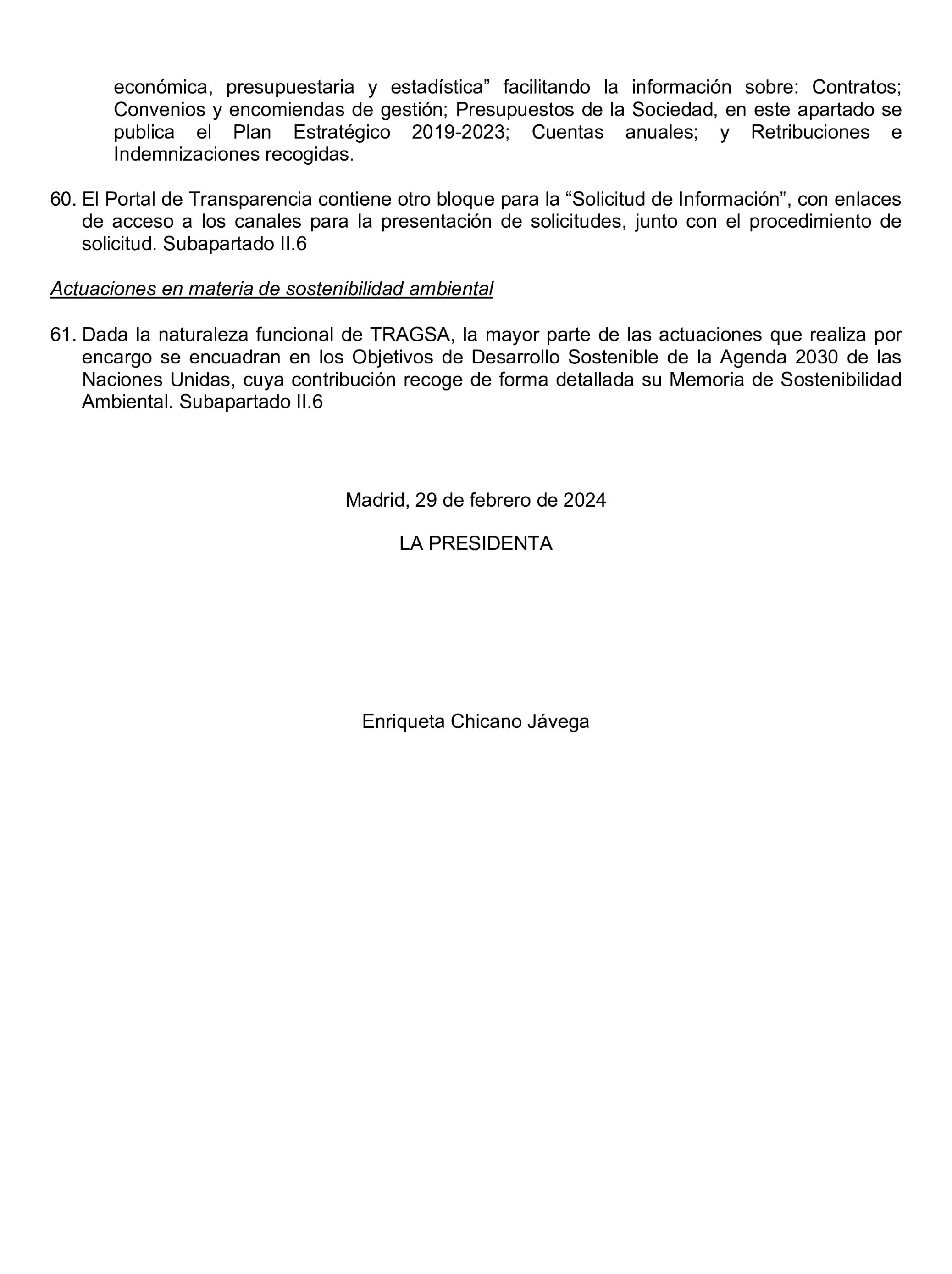 Imagen del artículo Resolución de 22 de octubre de 2024, aprobada por la Comisión Mixta para las Relaciones con el Tribunal de Cuentas, en relación con el Informe de fiscalización de la actividad de la Empresa de Transformación Agraria, SA, S.M.E., M.P. (TRAGSA) como medio propio, ejercicios 2021 y 2022.