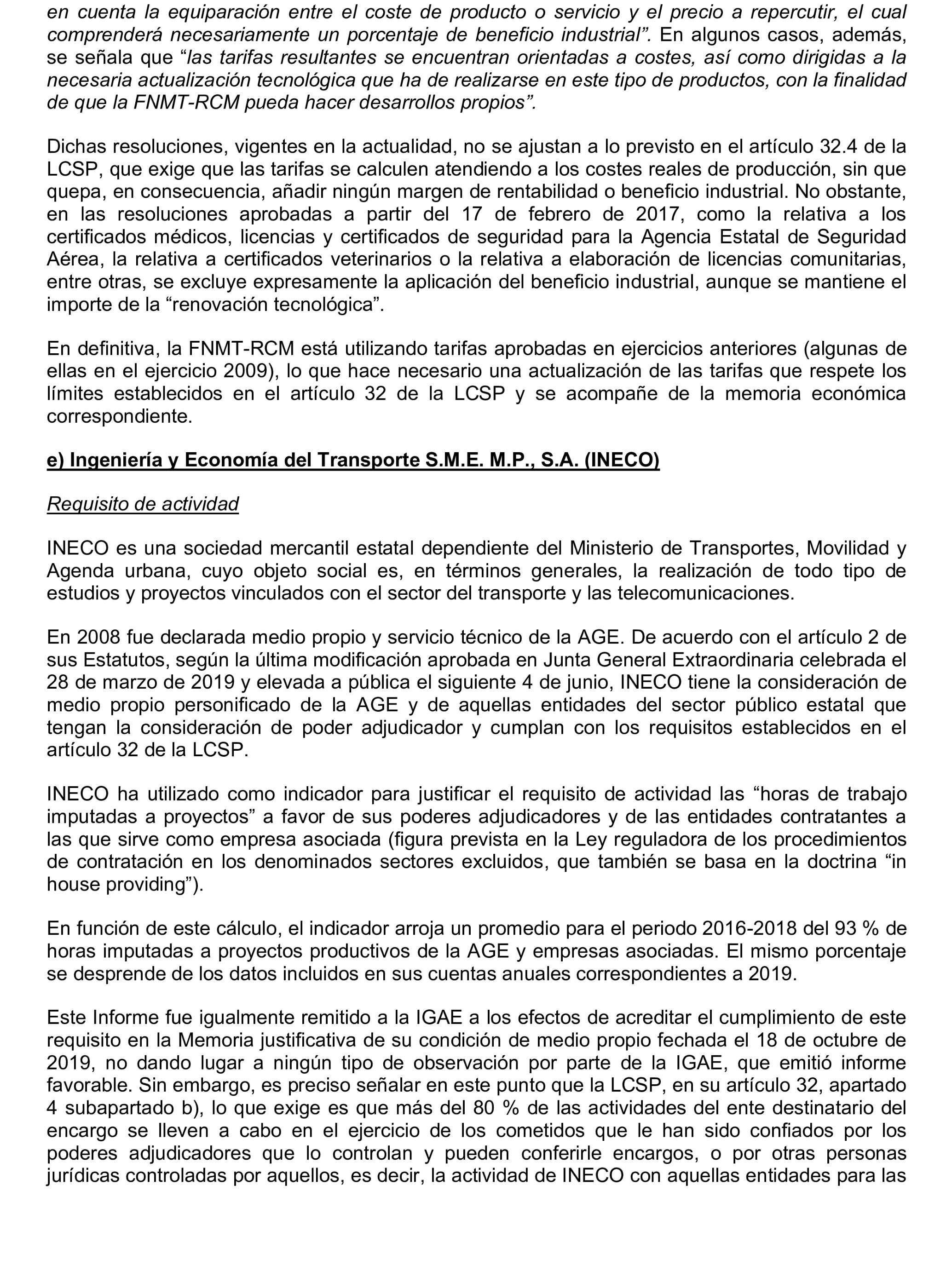 Imagen del artículo Resolución de 22 de octubre de 2024, aprobada por la Comisión Mixta para las Relaciones con el Tribunal de Cuentas, en relación con el Informe de fiscalización de la adaptación de los medios propios existentes en el ámbito empresarial estatal no financiero a las exigencias de la Ley 40/2015, de Régimen Jurídico del Sector Público y de la Ley 9/2017, de Contratos del Sector Público.