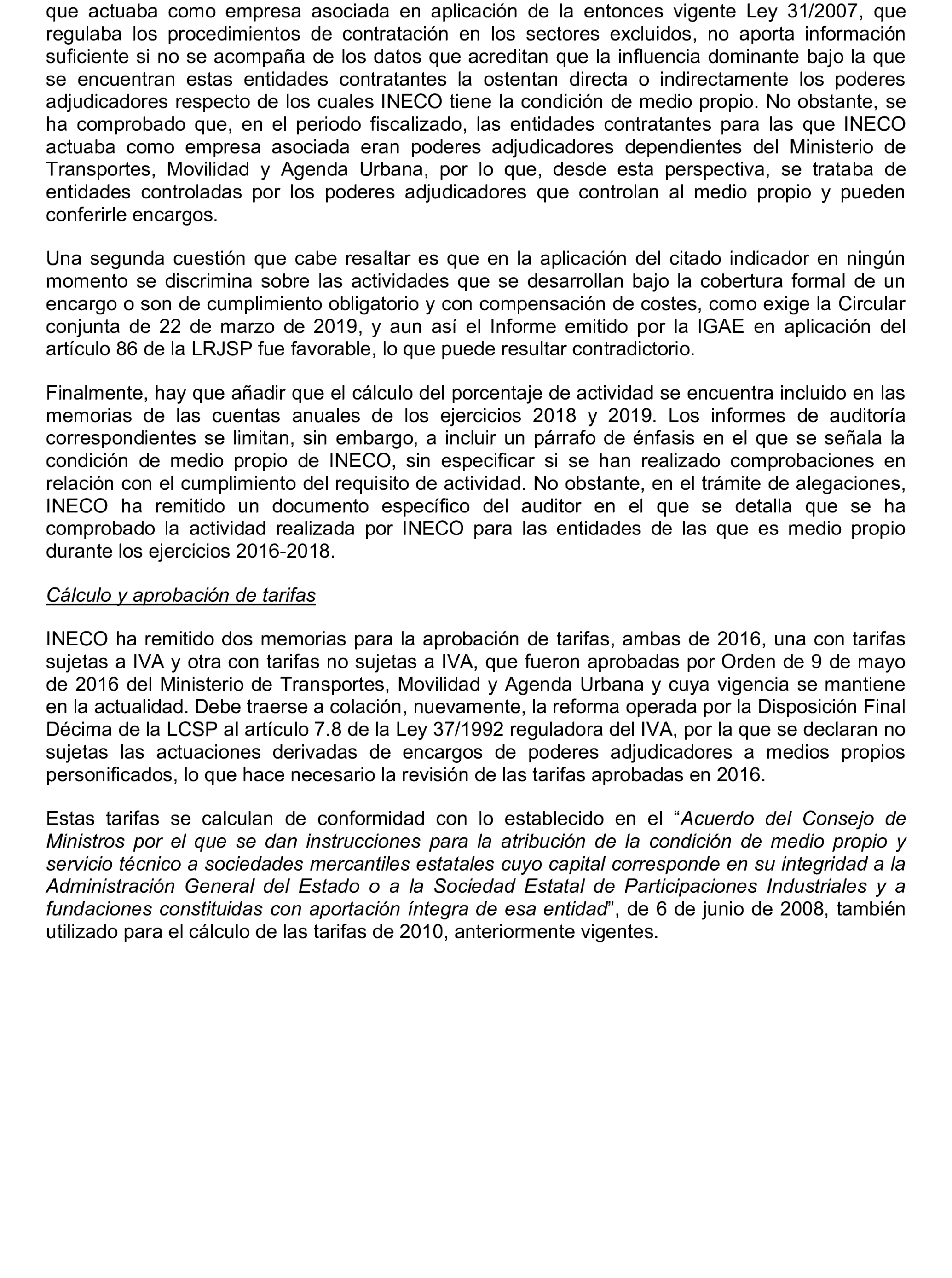 Imagen del artículo Resolución de 22 de octubre de 2024, aprobada por la Comisión Mixta para las Relaciones con el Tribunal de Cuentas, en relación con el Informe de fiscalización de la adaptación de los medios propios existentes en el ámbito empresarial estatal no financiero a las exigencias de la Ley 40/2015, de Régimen Jurídico del Sector Público y de la Ley 9/2017, de Contratos del Sector Público.