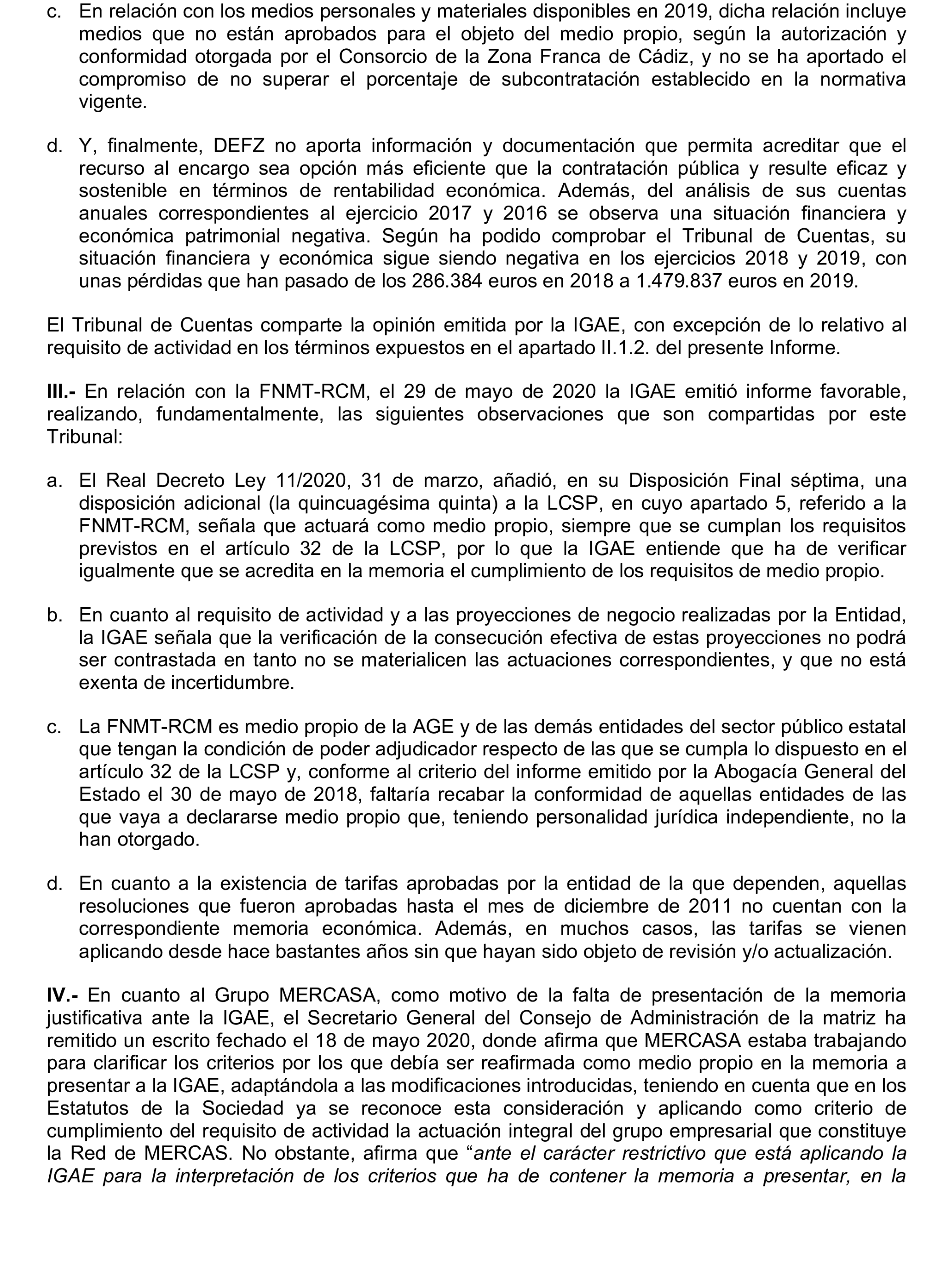 Imagen del artículo Resolución de 22 de octubre de 2024, aprobada por la Comisión Mixta para las Relaciones con el Tribunal de Cuentas, en relación con el Informe de fiscalización de la adaptación de los medios propios existentes en el ámbito empresarial estatal no financiero a las exigencias de la Ley 40/2015, de Régimen Jurídico del Sector Público y de la Ley 9/2017, de Contratos del Sector Público.
