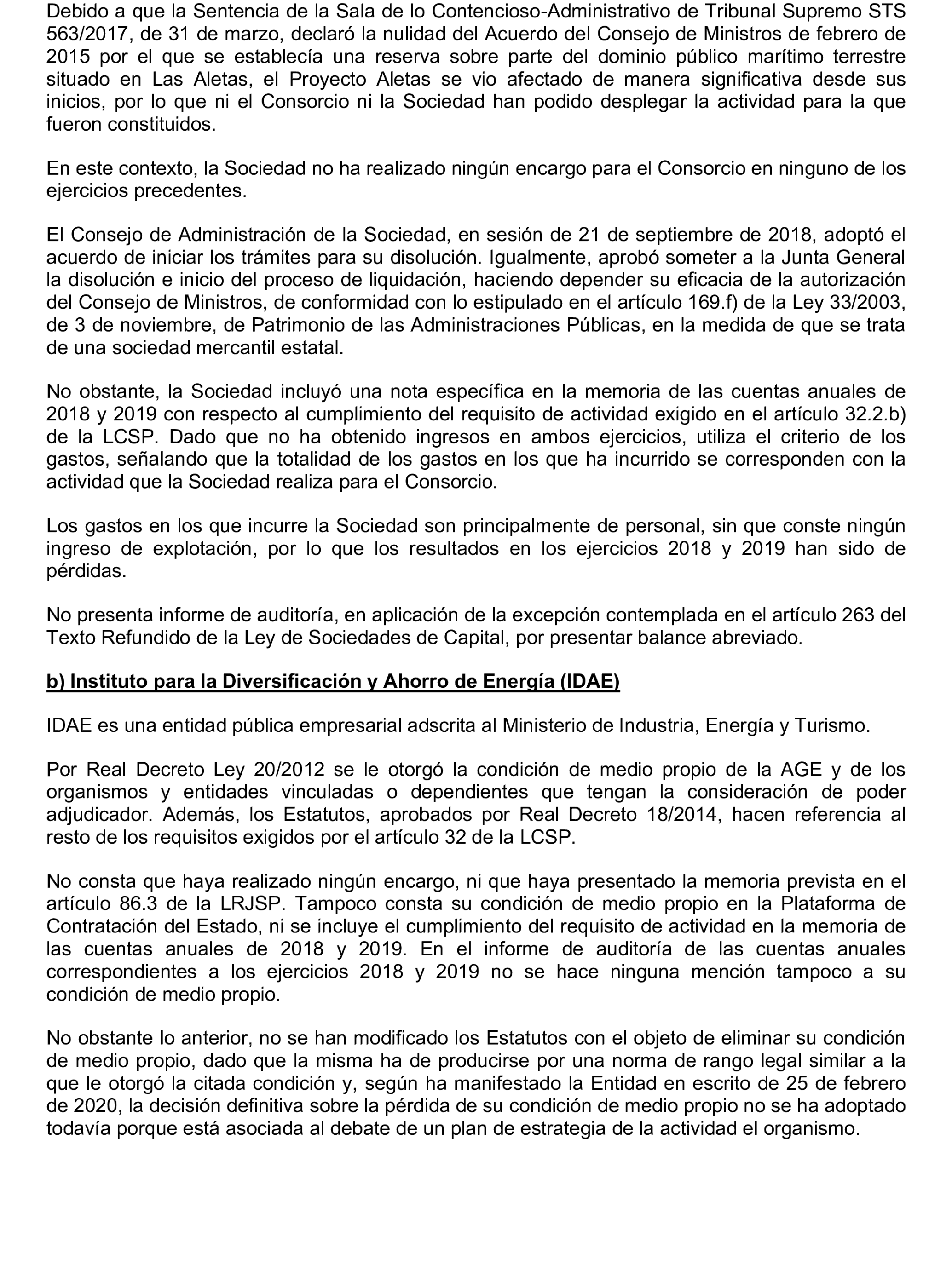 Imagen del artículo Resolución de 22 de octubre de 2024, aprobada por la Comisión Mixta para las Relaciones con el Tribunal de Cuentas, en relación con el Informe de fiscalización de la adaptación de los medios propios existentes en el ámbito empresarial estatal no financiero a las exigencias de la Ley 40/2015, de Régimen Jurídico del Sector Público y de la Ley 9/2017, de Contratos del Sector Público.
