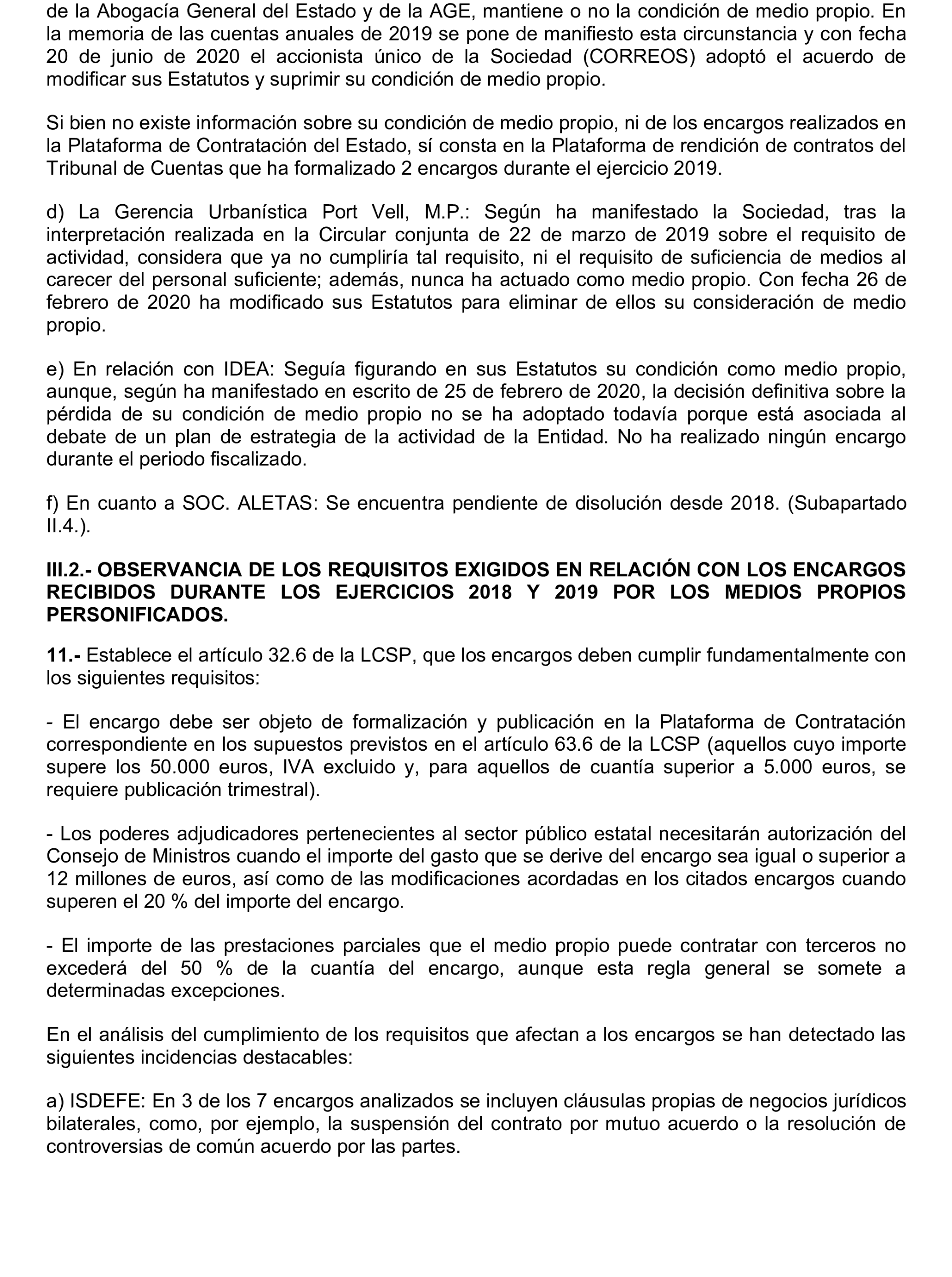 Imagen del artículo Resolución de 22 de octubre de 2024, aprobada por la Comisión Mixta para las Relaciones con el Tribunal de Cuentas, en relación con el Informe de fiscalización de la adaptación de los medios propios existentes en el ámbito empresarial estatal no financiero a las exigencias de la Ley 40/2015, de Régimen Jurídico del Sector Público y de la Ley 9/2017, de Contratos del Sector Público.