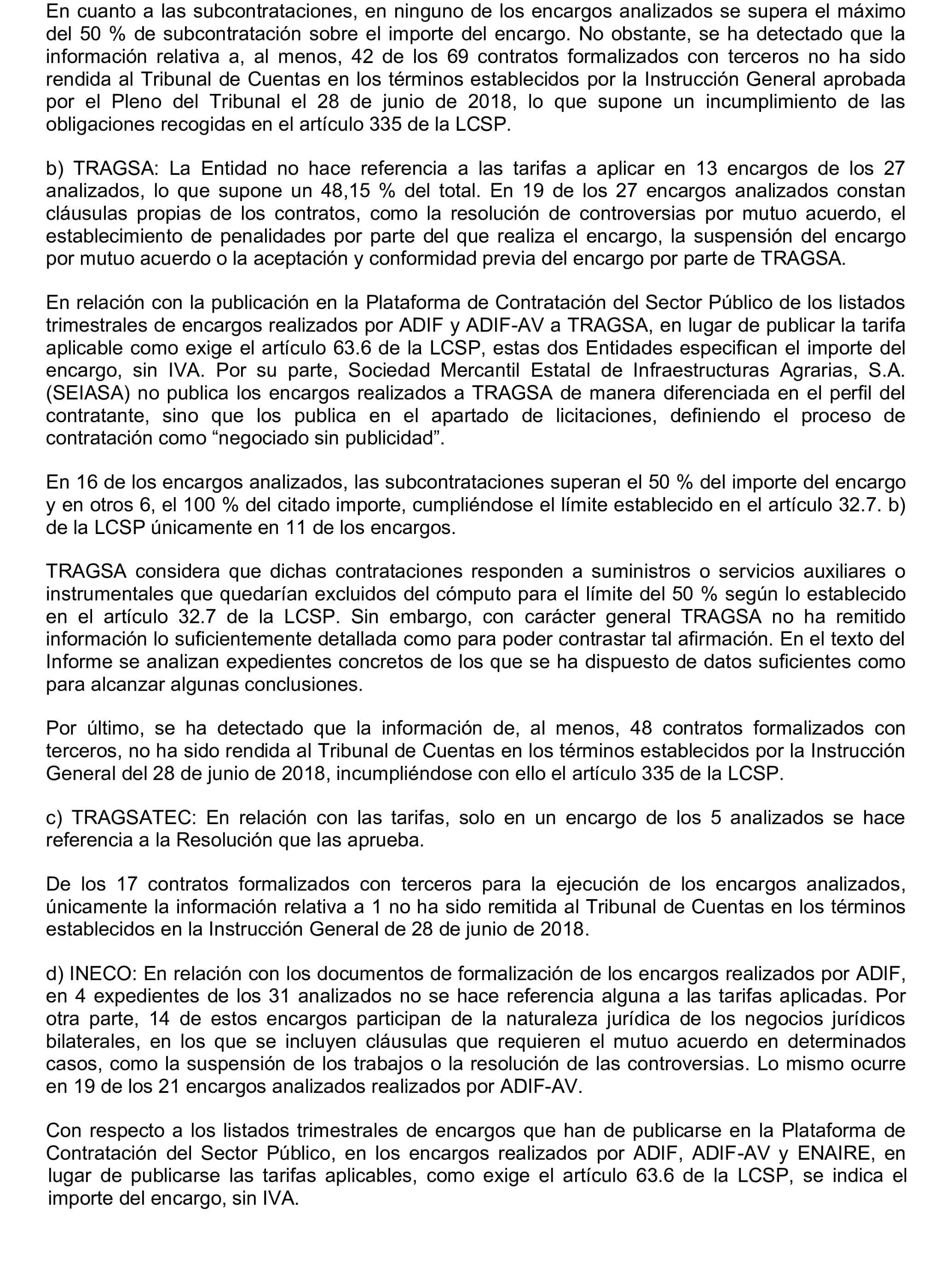 Imagen del artículo Resolución de 22 de octubre de 2024, aprobada por la Comisión Mixta para las Relaciones con el Tribunal de Cuentas, en relación con el Informe de fiscalización de la adaptación de los medios propios existentes en el ámbito empresarial estatal no financiero a las exigencias de la Ley 40/2015, de Régimen Jurídico del Sector Público y de la Ley 9/2017, de Contratos del Sector Público.