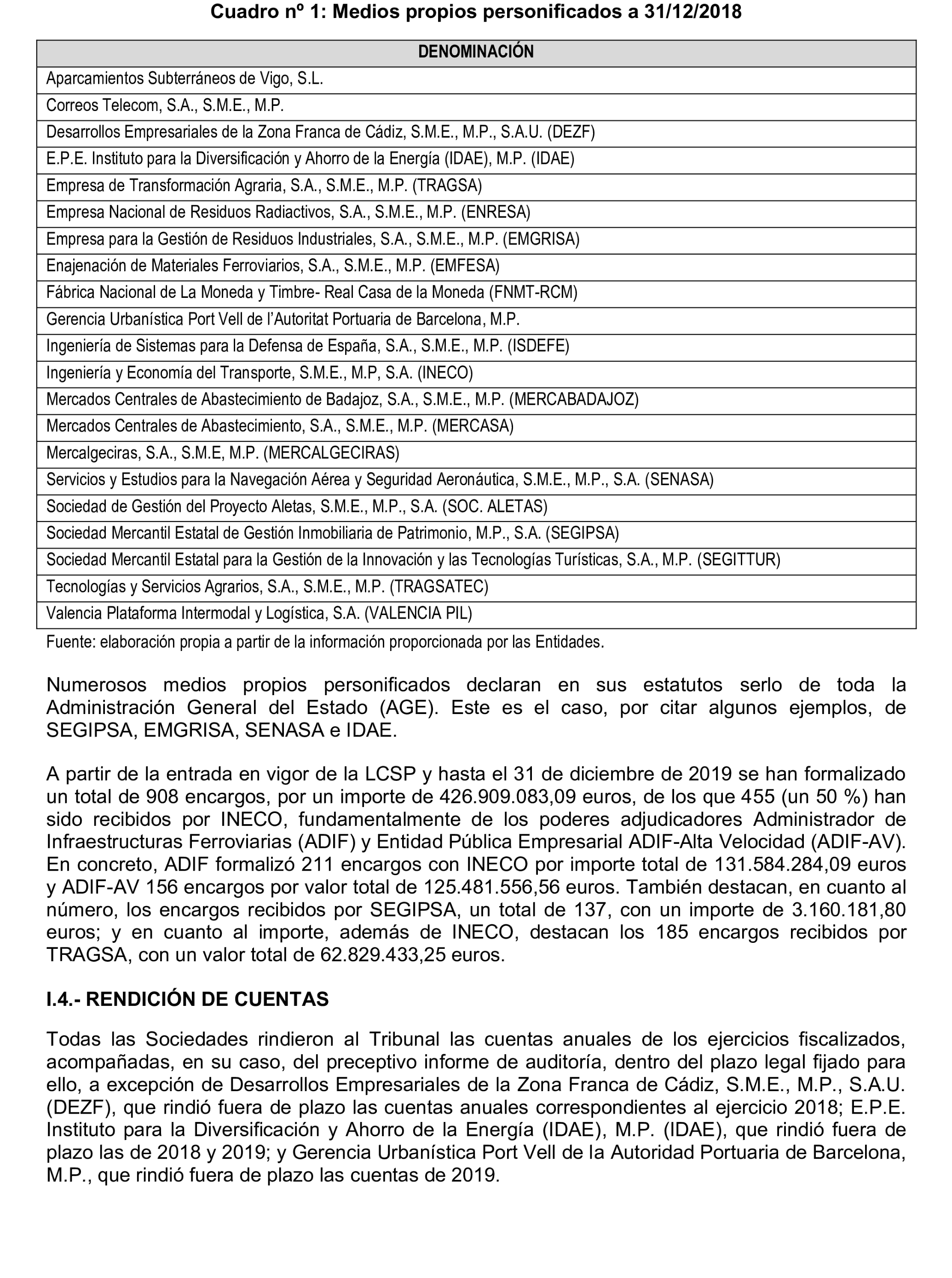 Imagen del artículo Resolución de 22 de octubre de 2024, aprobada por la Comisión Mixta para las Relaciones con el Tribunal de Cuentas, en relación con el Informe de fiscalización de la adaptación de los medios propios existentes en el ámbito empresarial estatal no financiero a las exigencias de la Ley 40/2015, de Régimen Jurídico del Sector Público y de la Ley 9/2017, de Contratos del Sector Público.