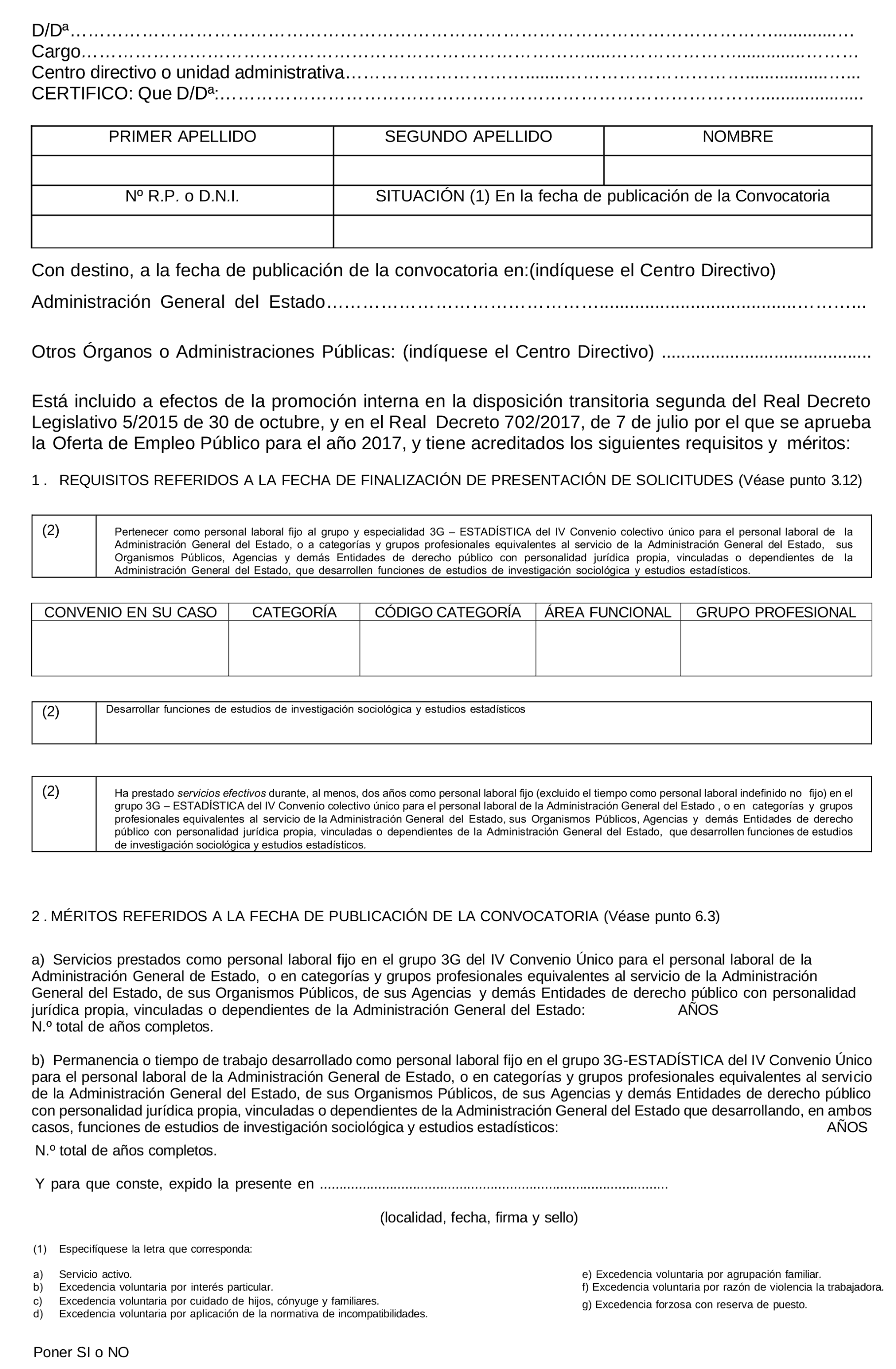 Imagen del artículo Resolución de 23 de diciembre de 2024, de la Secretaría de Estado de Función Pública, por la que se convocan procesos selectivos para ingreso, por el sistema general de acceso libre y promoción interna, en el Cuerpo General Administrativo de la Administración del Estado, especialidad Estadística, y se encarga la gestión material de las pruebas selectivas al Instituto Nacional de Estadística.