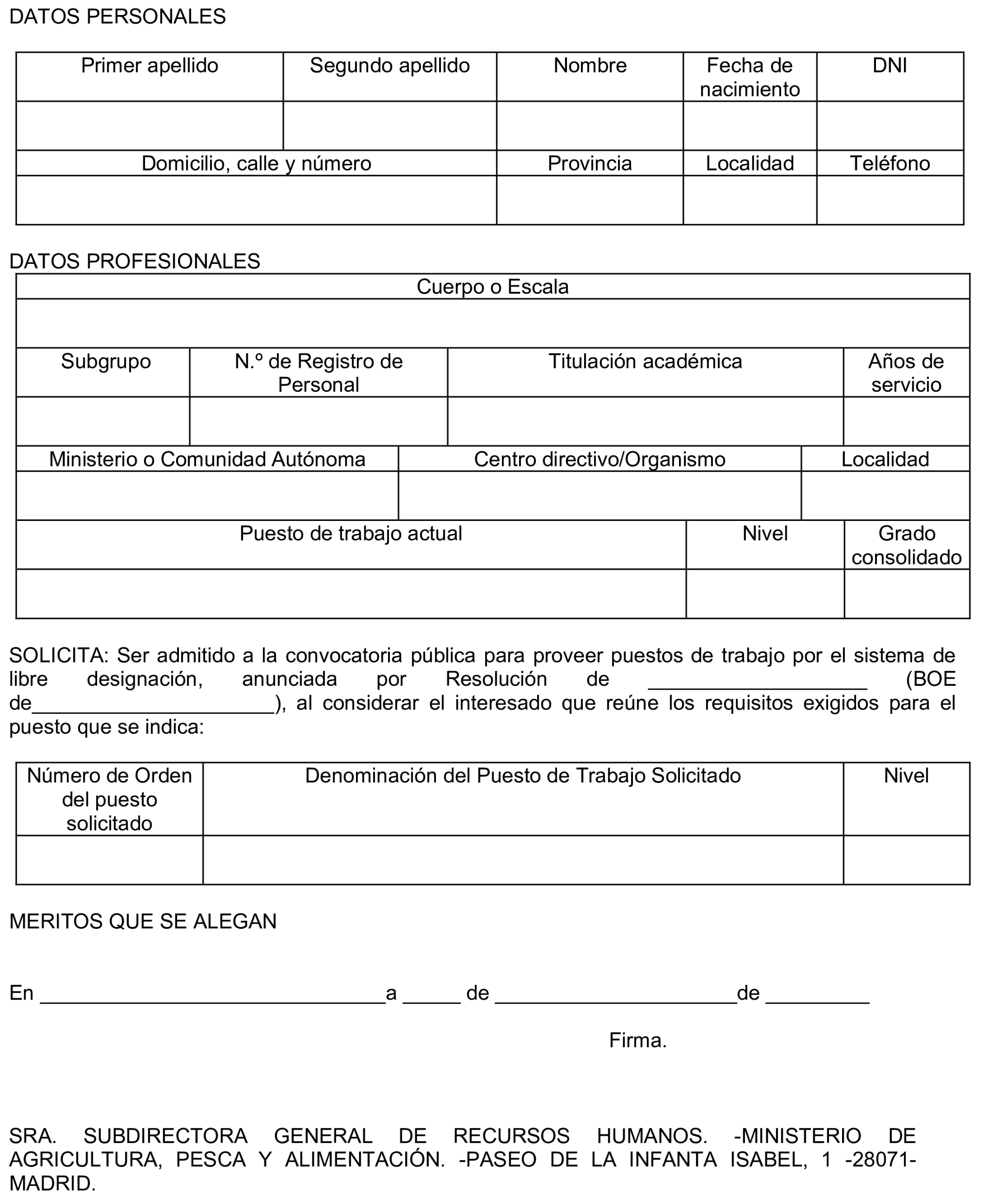 Imagen del artículo Resolución de 7 de junio de 2025, de la Subsecretaría, por la que se convoca la provisión de puesto de trabajo por el sistema de libre designación.