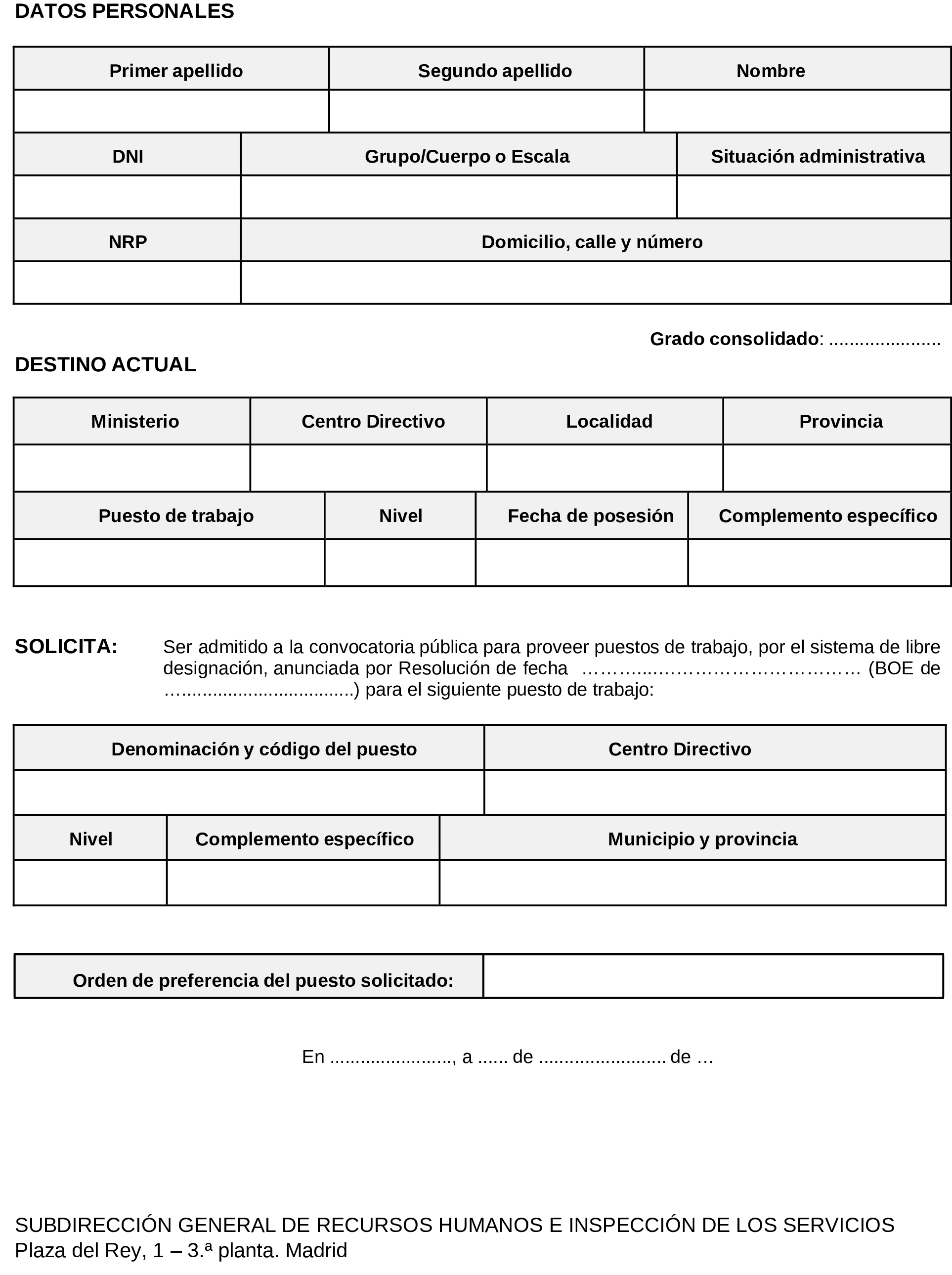 Imagen del artículo Resolución de 24 de junio de 2025, de la Subsecretaría, por la que se convoca la provisión de puesto de trabajo por el sistema de libre designación.
