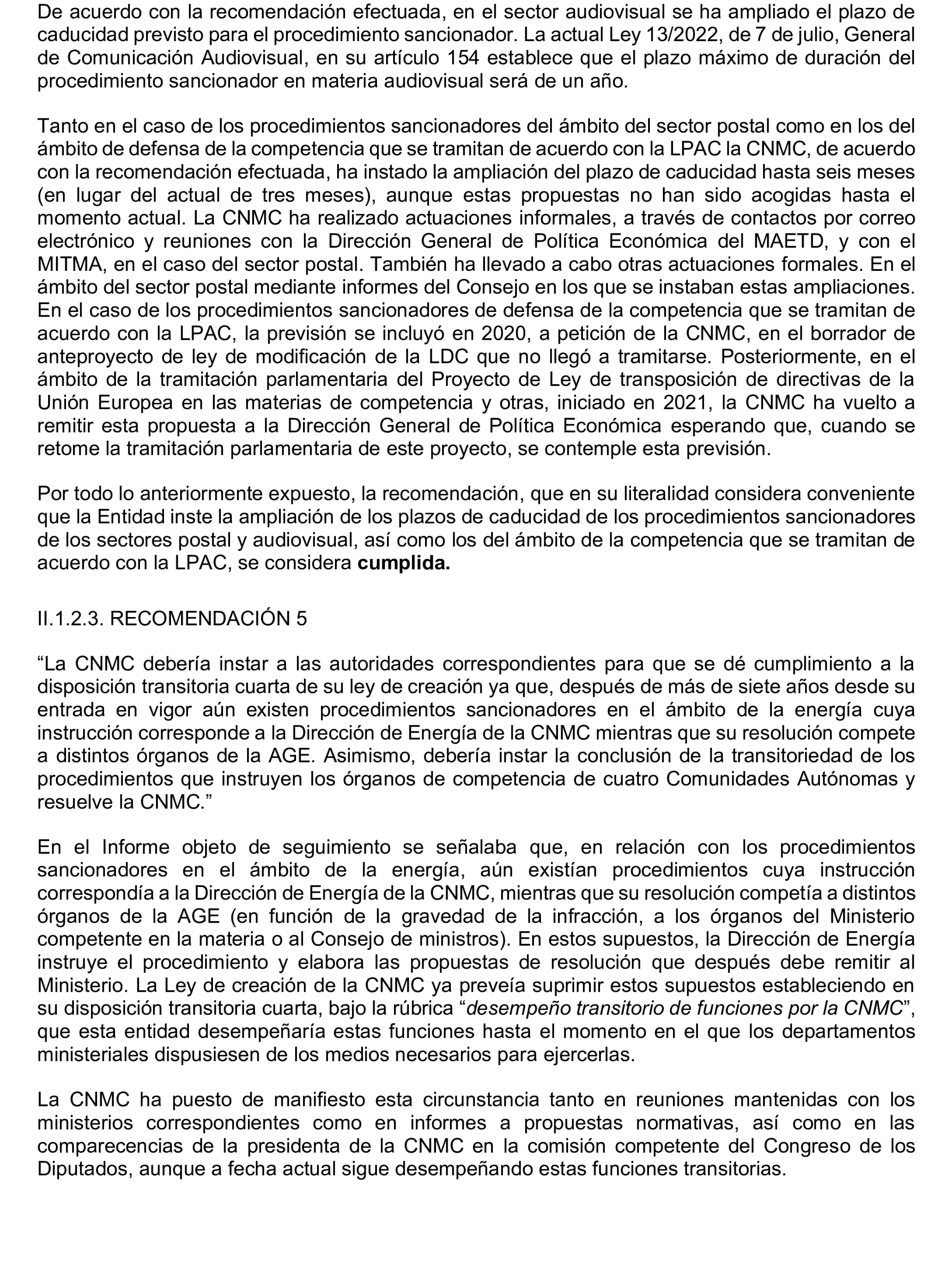 Imagen del artículo Resolución de 20 de marzo de 2025, aprobada por la Comisión Mixta para las Relaciones con el Tribunal de Cuentas, en relación con el Informe de fiscalización de seguimiento de las recomendaciones incluidas en el informe de la fiscalización horizontal de la imposición y el cobro de sanciones en entidades con funciones de regulación y supervisión de mercados, ejercicios 2017 y 2018.