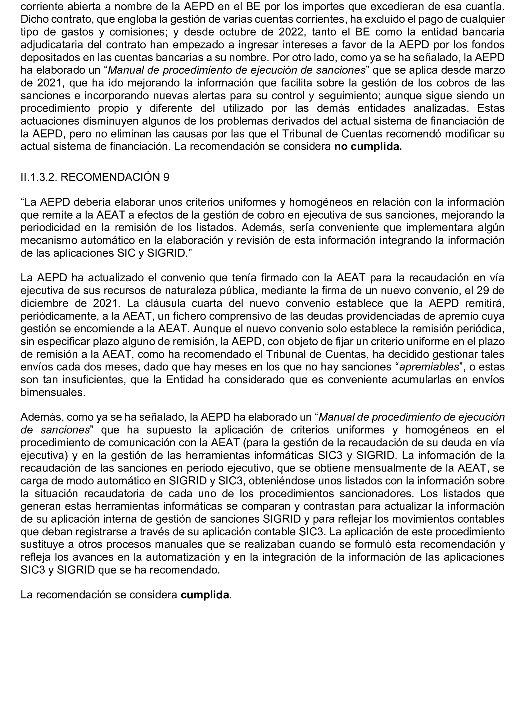 Imagen del artículo Resolución de 20 de marzo de 2025, aprobada por la Comisión Mixta para las Relaciones con el Tribunal de Cuentas, en relación con el Informe de fiscalización de seguimiento de las recomendaciones incluidas en el informe de la fiscalización horizontal de la imposición y el cobro de sanciones en entidades con funciones de regulación y supervisión de mercados, ejercicios 2017 y 2018.