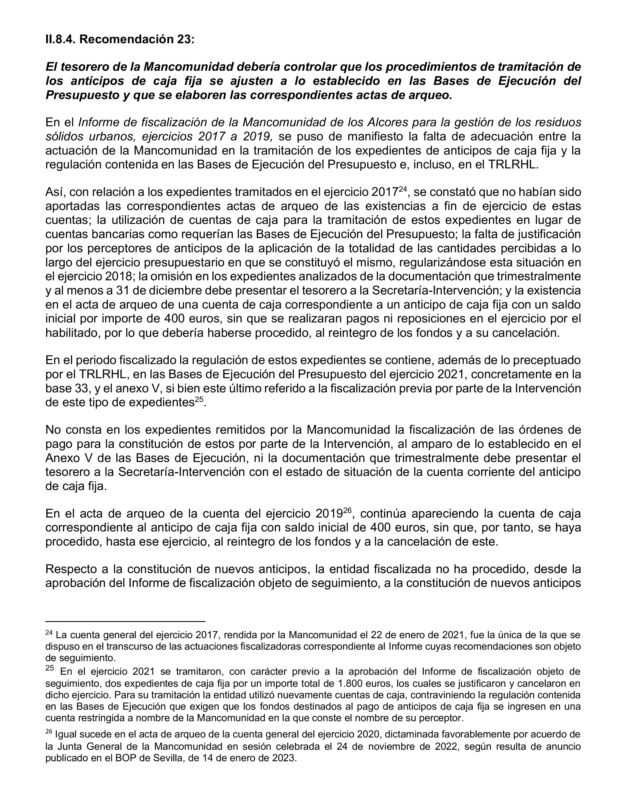 Imagen del artículo Resolución de 20 de marzo de 2025, aprobada por la Comisión Mixta para las Relaciones con el Tribunal de Cuentas, en relación con el Informe de fiscalización de seguimiento de las recomendaciones del informe de fiscalización de la Mancomunidad de Los Alcores para la gestión de los residuos sólidos urbanos, ejercicios 2017 a 2019.