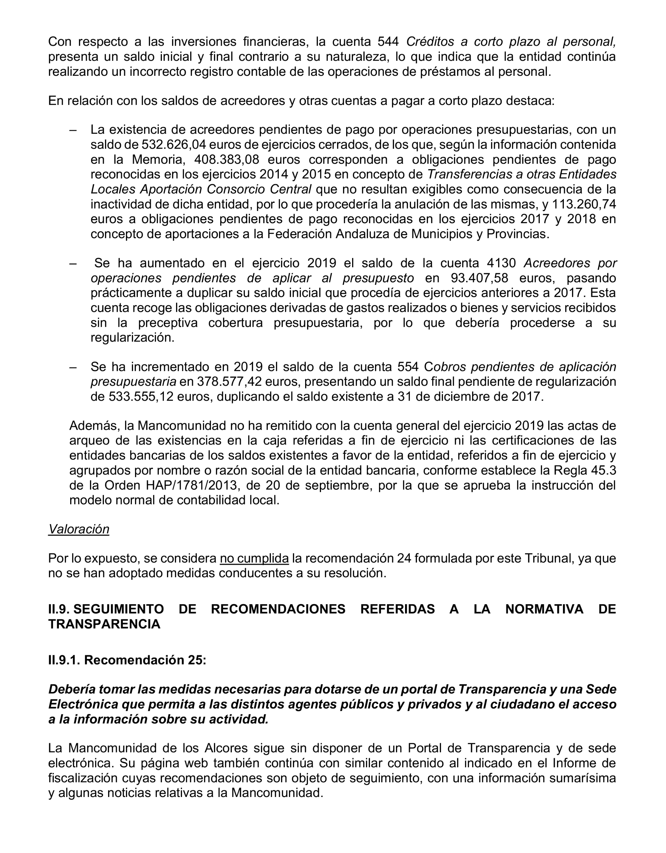 Imagen del artículo Resolución de 20 de marzo de 2025, aprobada por la Comisión Mixta para las Relaciones con el Tribunal de Cuentas, en relación con el Informe de fiscalización de seguimiento de las recomendaciones del informe de fiscalización de la Mancomunidad de Los Alcores para la gestión de los residuos sólidos urbanos, ejercicios 2017 a 2019.