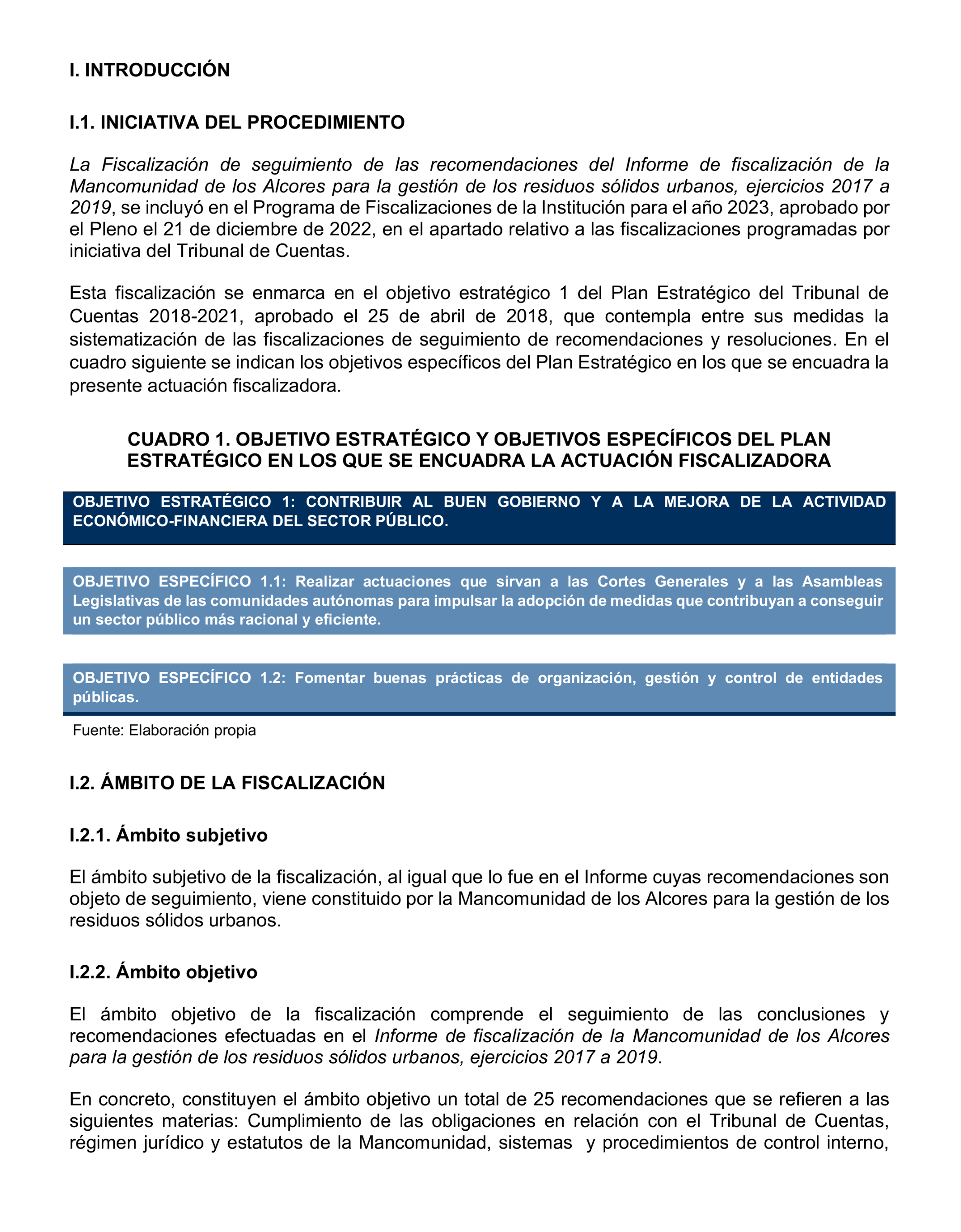 Imagen del artículo Resolución de 20 de marzo de 2025, aprobada por la Comisión Mixta para las Relaciones con el Tribunal de Cuentas, en relación con el Informe de fiscalización de seguimiento de las recomendaciones del informe de fiscalización de la Mancomunidad de Los Alcores para la gestión de los residuos sólidos urbanos, ejercicios 2017 a 2019.