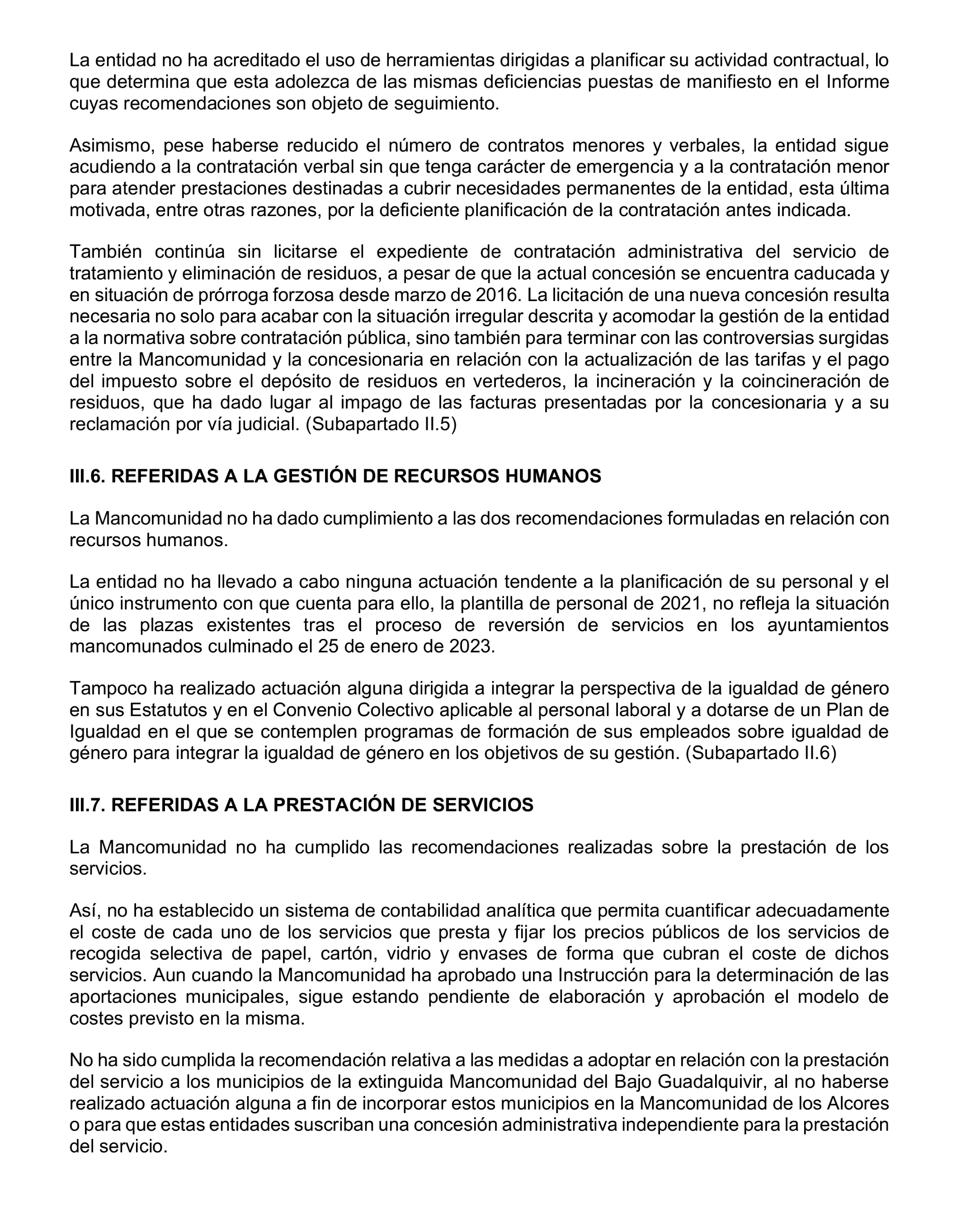Imagen del artículo Resolución de 20 de marzo de 2025, aprobada por la Comisión Mixta para las Relaciones con el Tribunal de Cuentas, en relación con el Informe de fiscalización de seguimiento de las recomendaciones del informe de fiscalización de la Mancomunidad de Los Alcores para la gestión de los residuos sólidos urbanos, ejercicios 2017 a 2019.