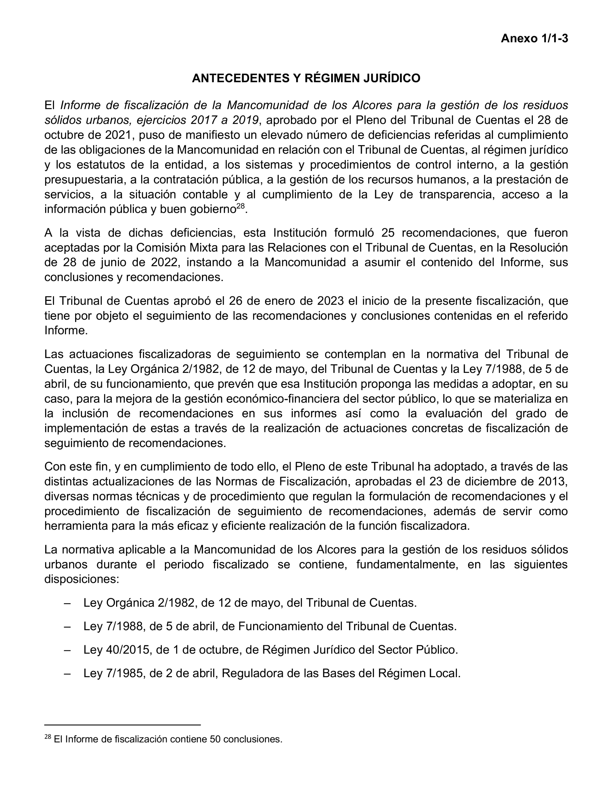 Imagen del artículo Resolución de 20 de marzo de 2025, aprobada por la Comisión Mixta para las Relaciones con el Tribunal de Cuentas, en relación con el Informe de fiscalización de seguimiento de las recomendaciones del informe de fiscalización de la Mancomunidad de Los Alcores para la gestión de los residuos sólidos urbanos, ejercicios 2017 a 2019.