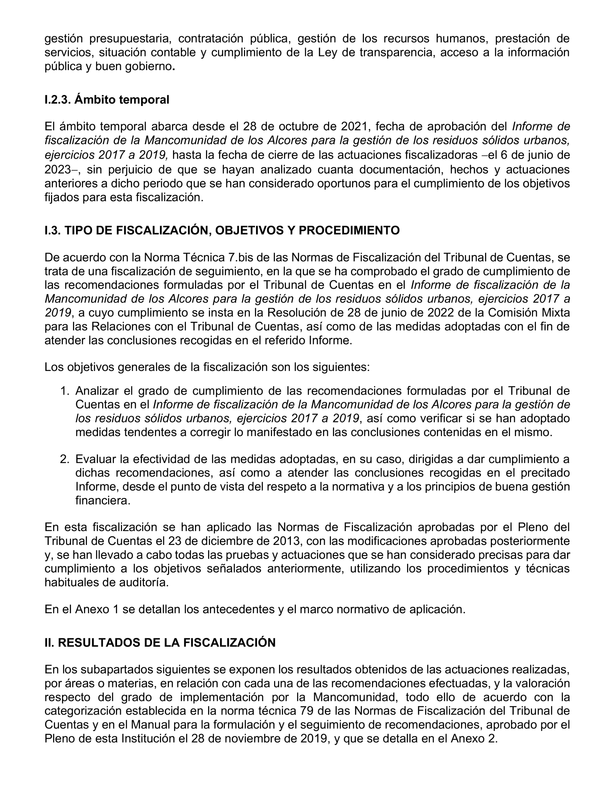 Imagen del artículo Resolución de 20 de marzo de 2025, aprobada por la Comisión Mixta para las Relaciones con el Tribunal de Cuentas, en relación con el Informe de fiscalización de seguimiento de las recomendaciones del informe de fiscalización de la Mancomunidad de Los Alcores para la gestión de los residuos sólidos urbanos, ejercicios 2017 a 2019.