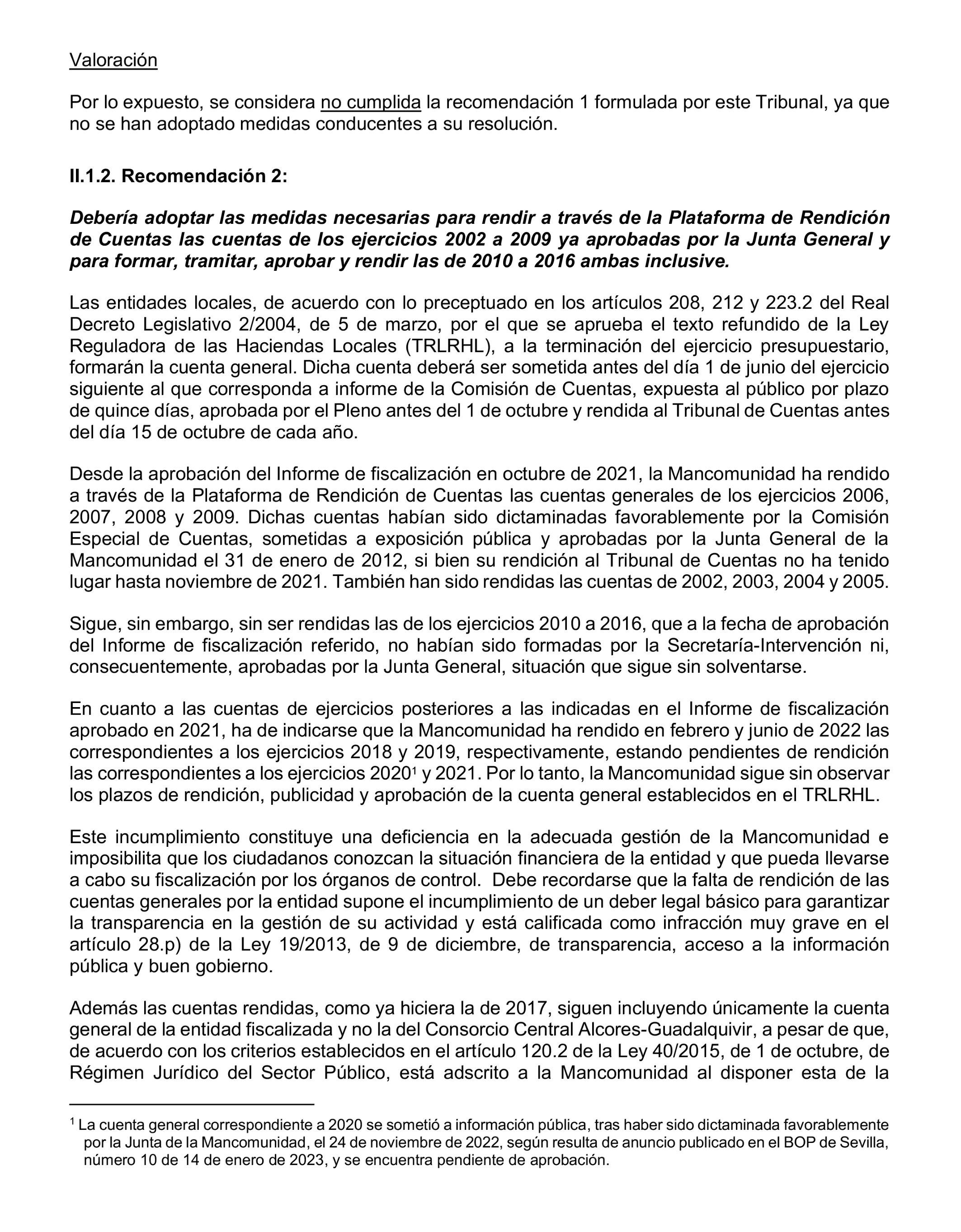 Imagen del artículo Resolución de 20 de marzo de 2025, aprobada por la Comisión Mixta para las Relaciones con el Tribunal de Cuentas, en relación con el Informe de fiscalización de seguimiento de las recomendaciones del informe de fiscalización de la Mancomunidad de Los Alcores para la gestión de los residuos sólidos urbanos, ejercicios 2017 a 2019.
