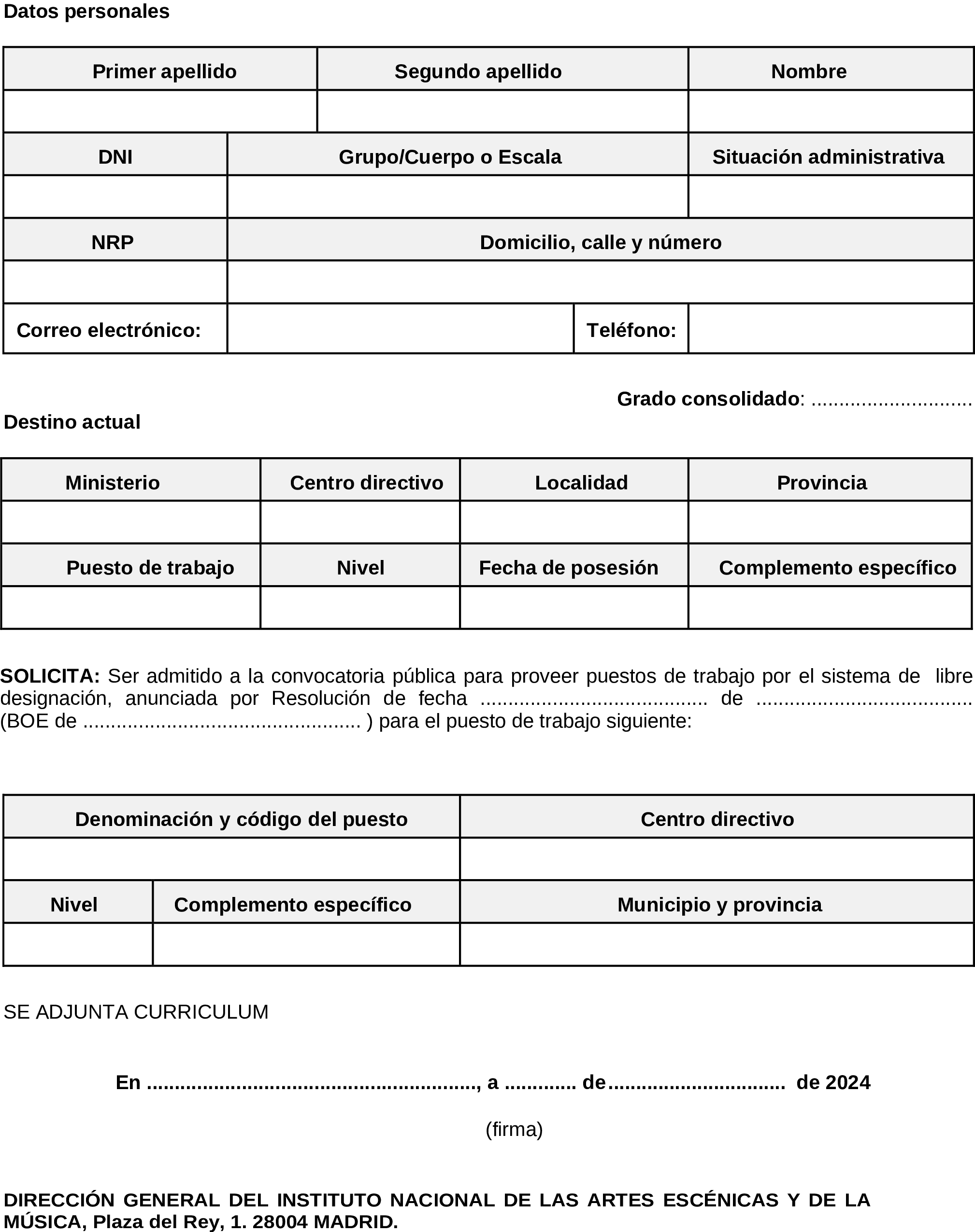 Imagen del artículo Resolución de 27 de junio de 2025, de la Subsecretaría, por la que se convoca la provisión de puesto de trabajo por el sistema de libre designación, en el Instituto Nacional de las Artes Escénicas y de la Música.