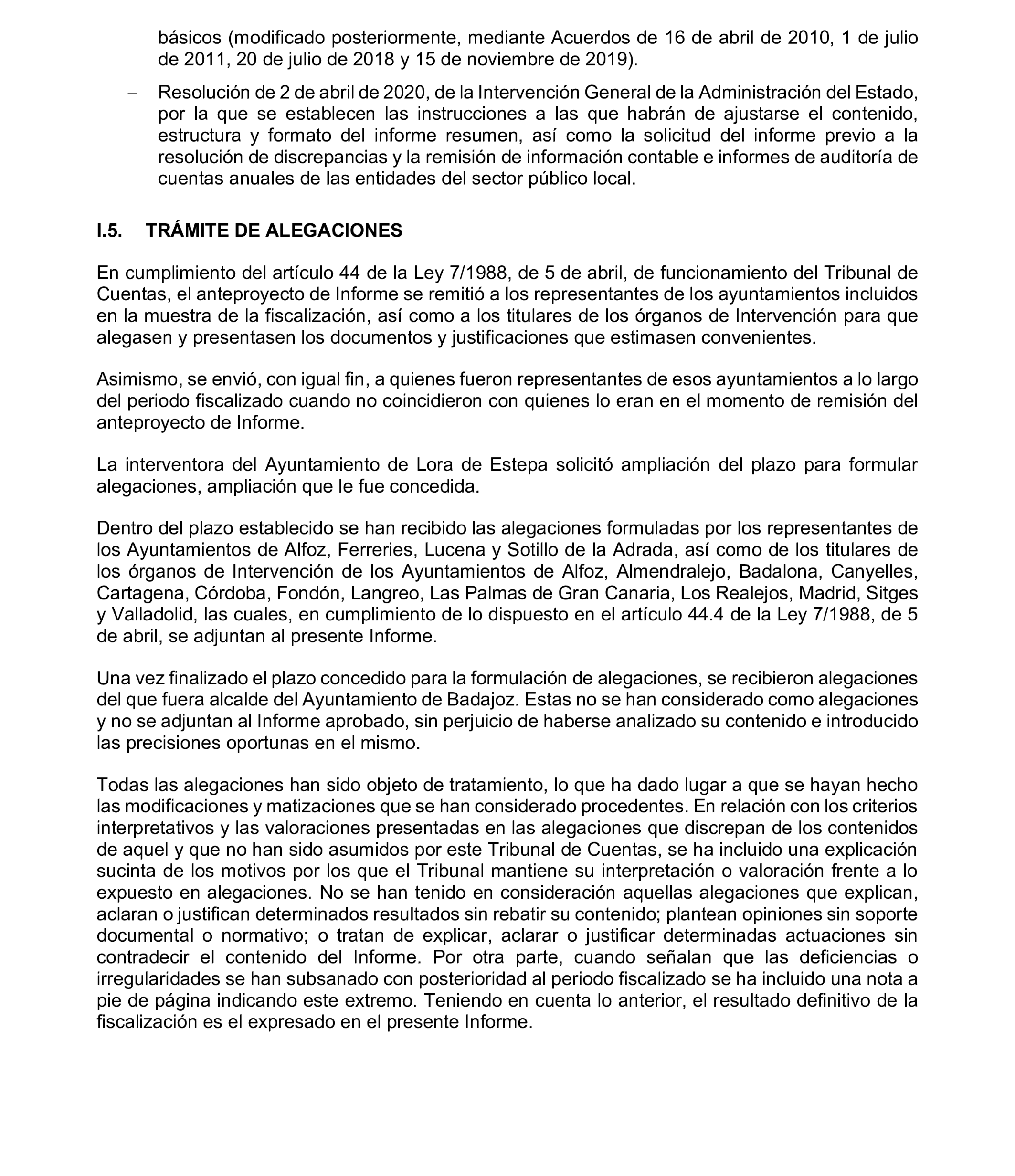 Imagen del artículo Resolución de 8 de mayo de 2025, aprobada por la Comisión Mixta para las Relaciones con el Tribunal de Cuentas, en relación con el Informe de fiscalización relativa a la organización y los resultados del control interno, así como a las actuaciones de control financiero de los ayuntamientos, ejercicio 2020.